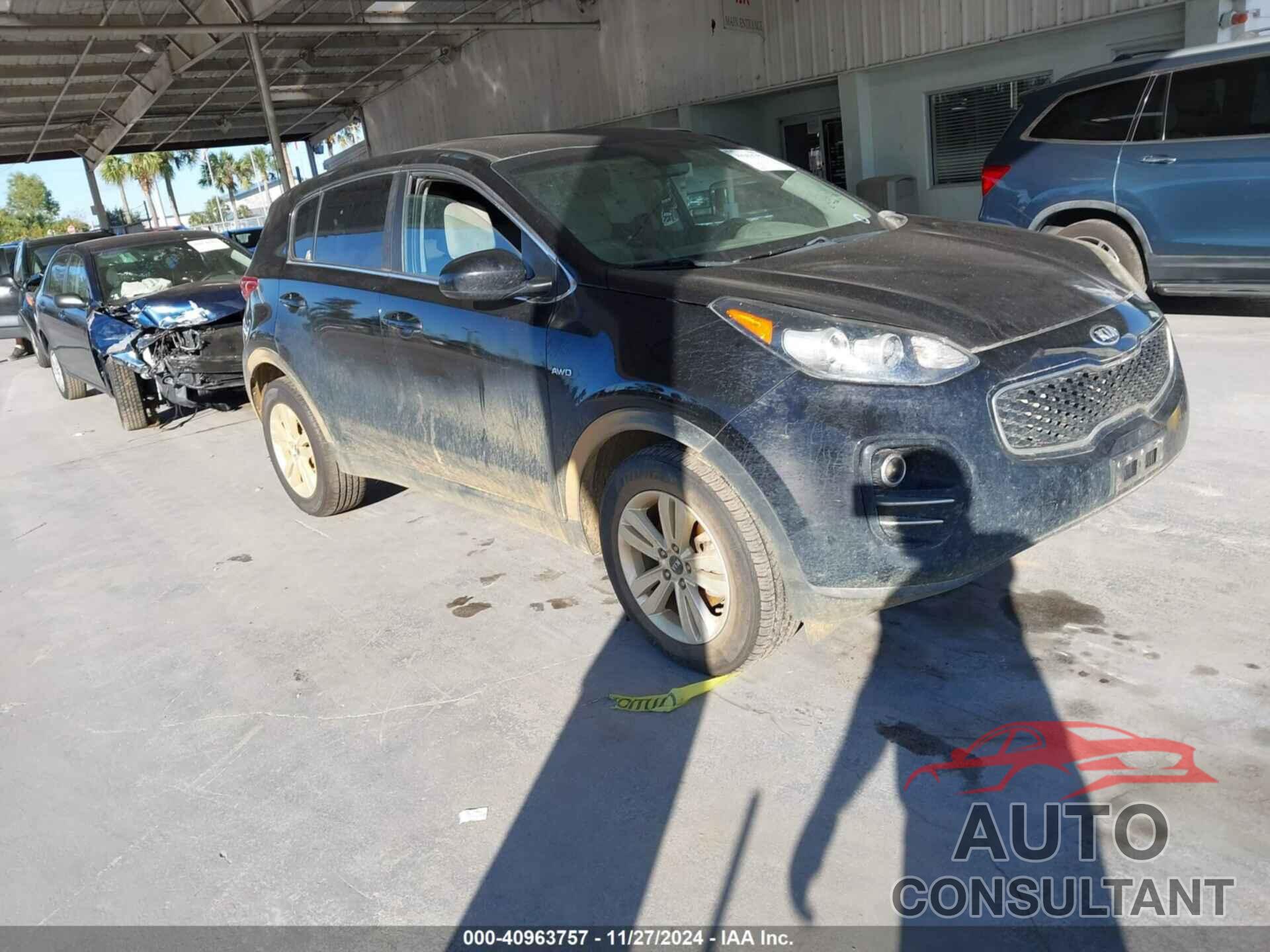 KIA SPORTAGE 2017 - KNDPMCAC4H7274480