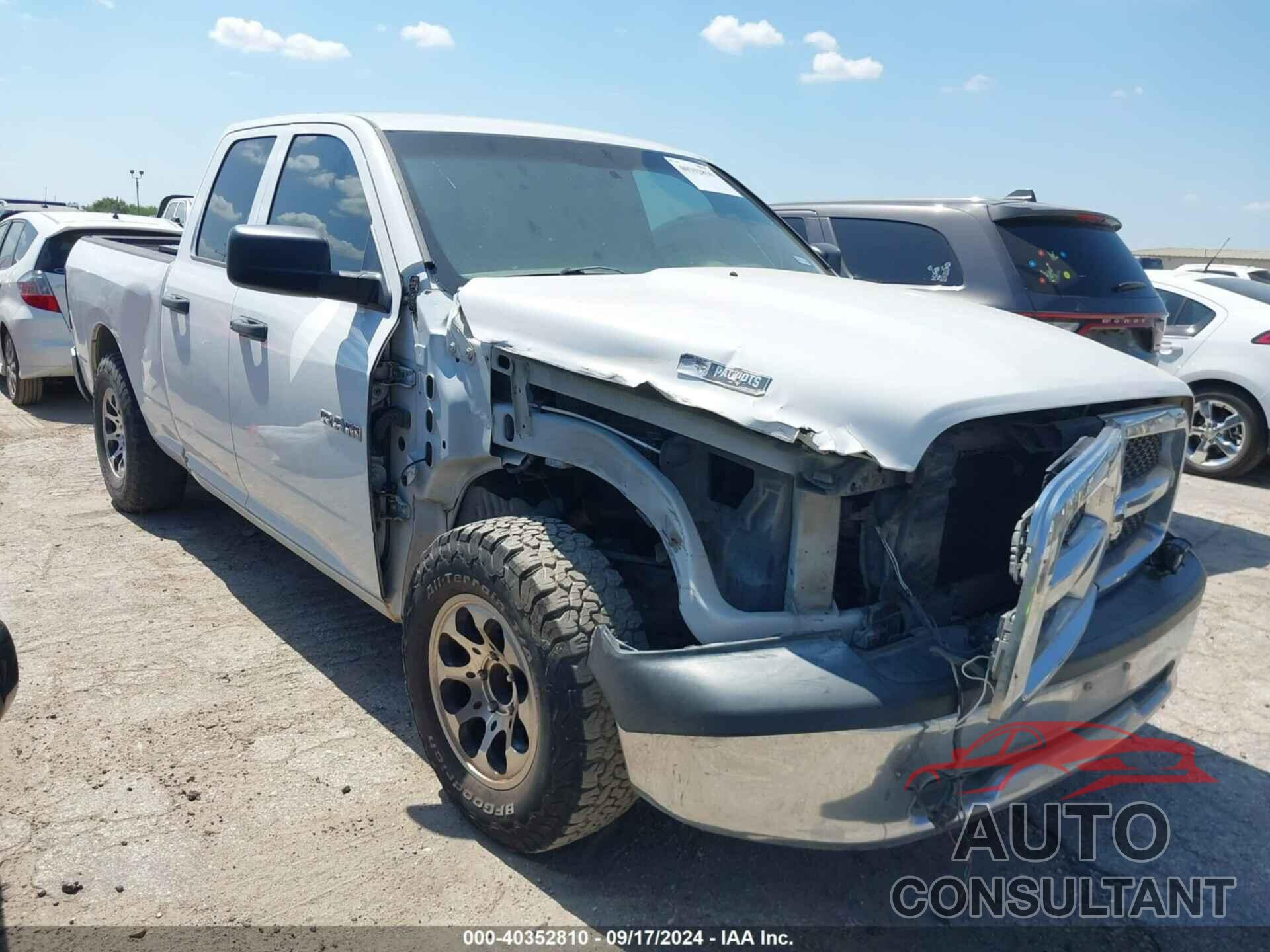 DODGE RAM 1500 2010 - 1D7RB1GP2AS126267