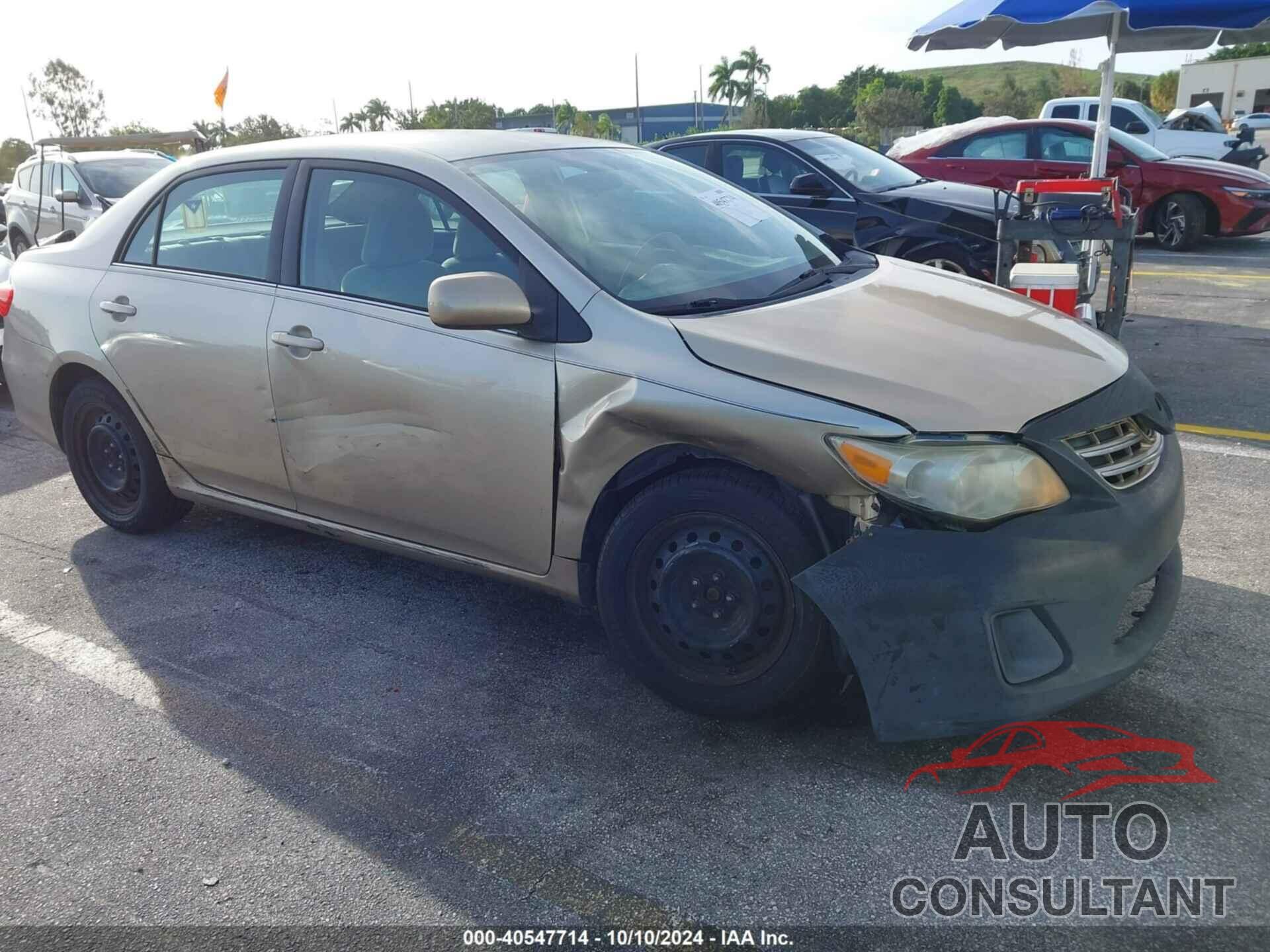 TOYOTA COROLLA 2013 - 5YFBU4EE3DP193104