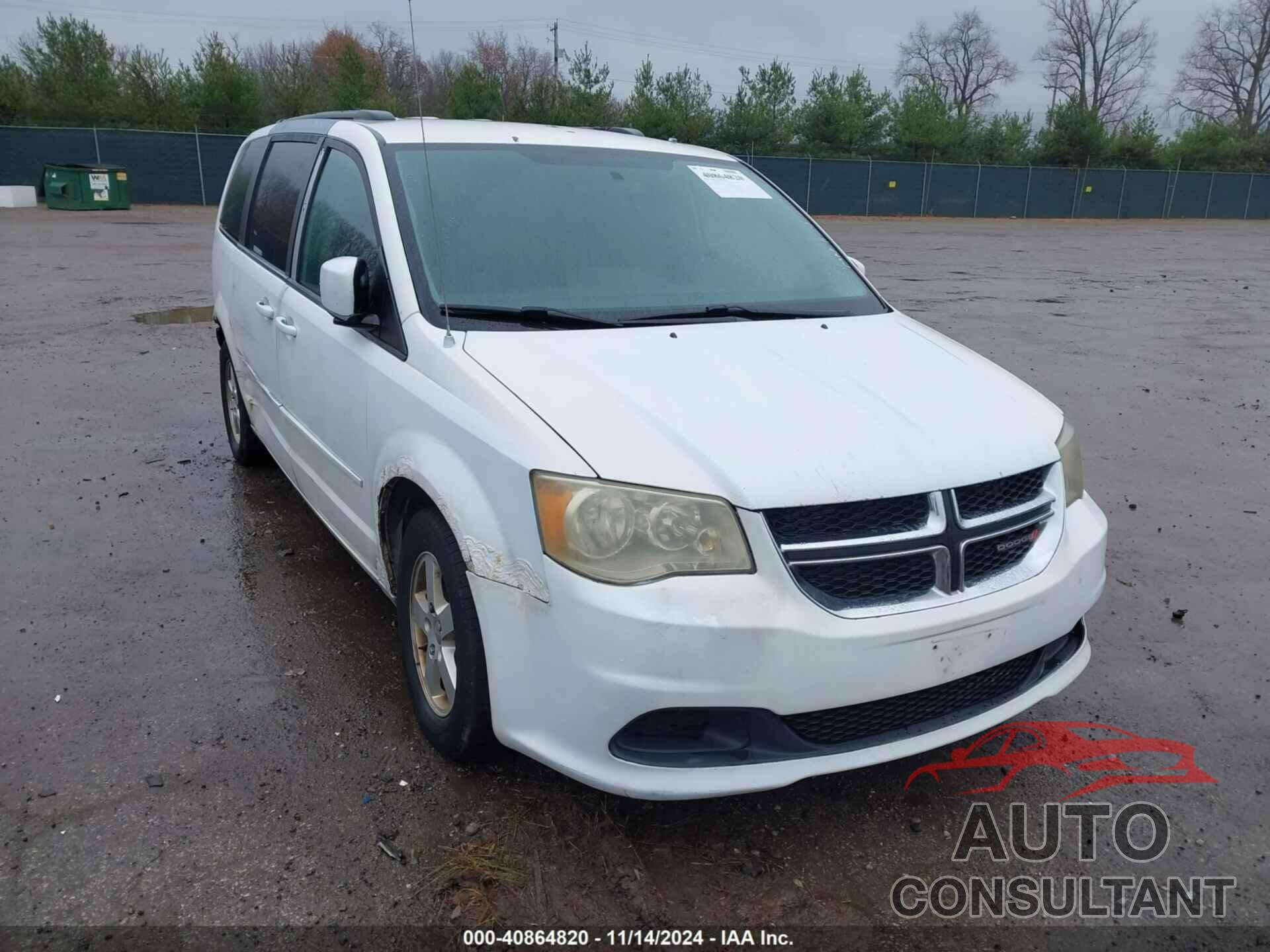 DODGE GRAND CARAVAN 2012 - 2C4RDGCG0CR260132