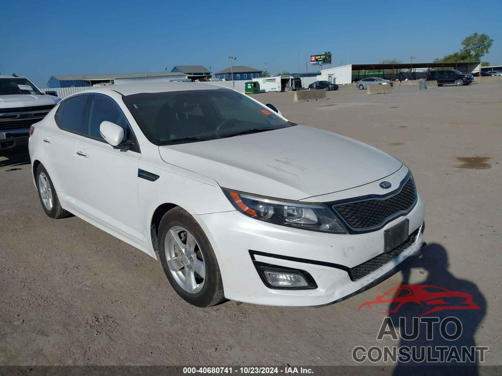 KIA OPTIMA 2015 - KNAGM4A78F5642657