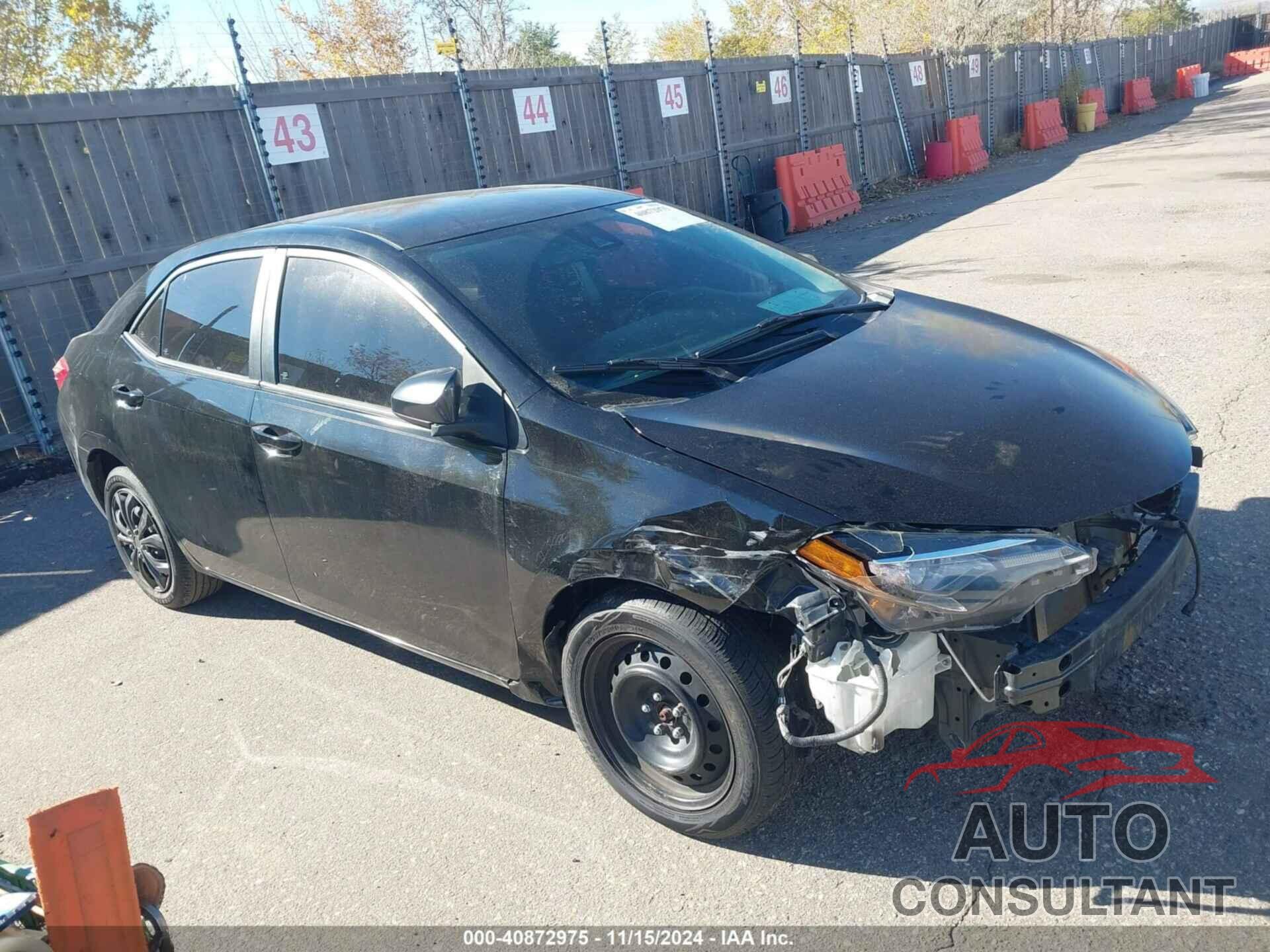 TOYOTA COROLLA 2017 - 2T1BURHE2HC748073