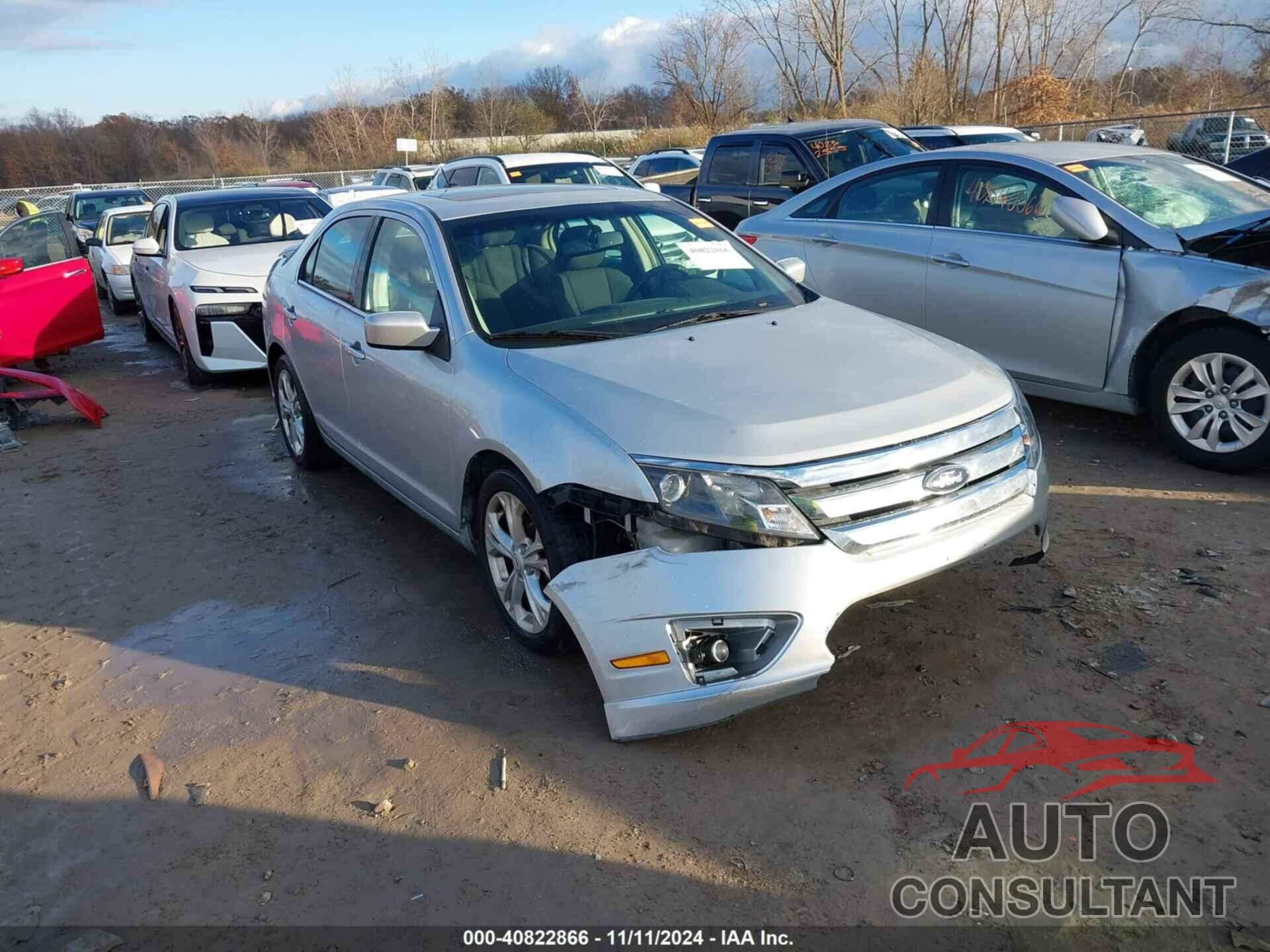 FORD FUSION 2012 - 3FAHP0HA3CR191712