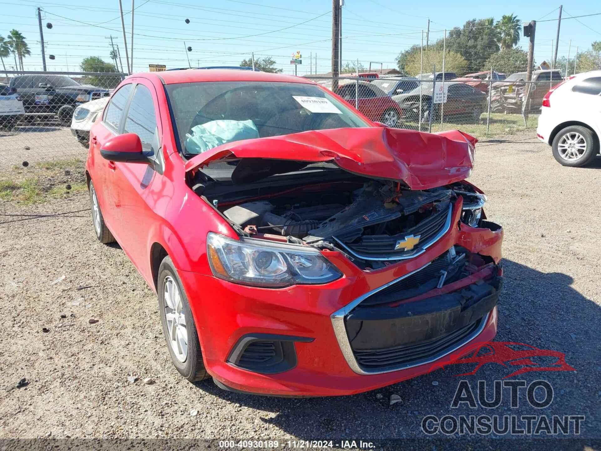 CHEVROLET SONIC 2020 - 1G1JD5SB0L4125753