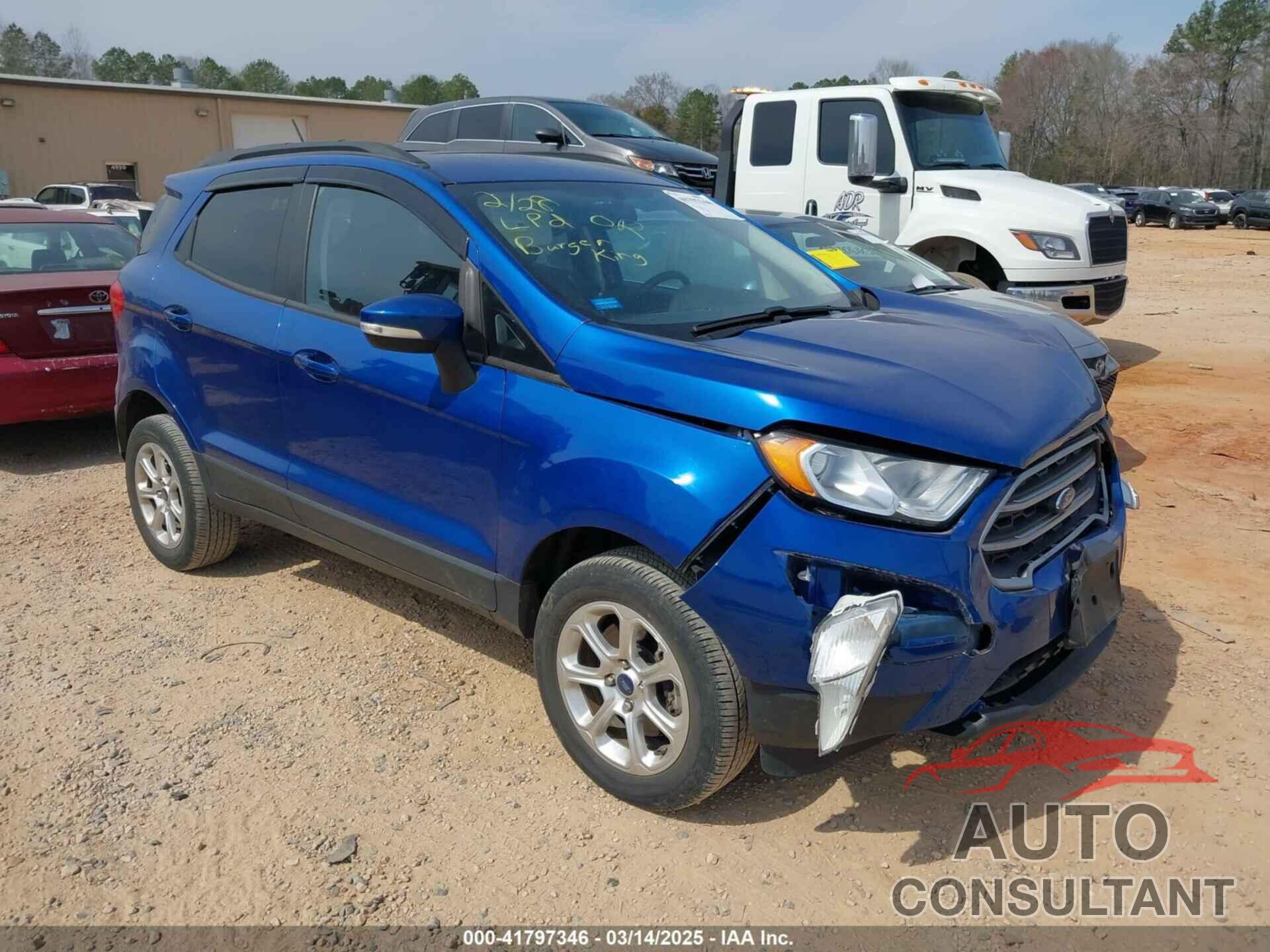 FORD ECOSPORT 2020 - MAJ6S3GL9LC391034