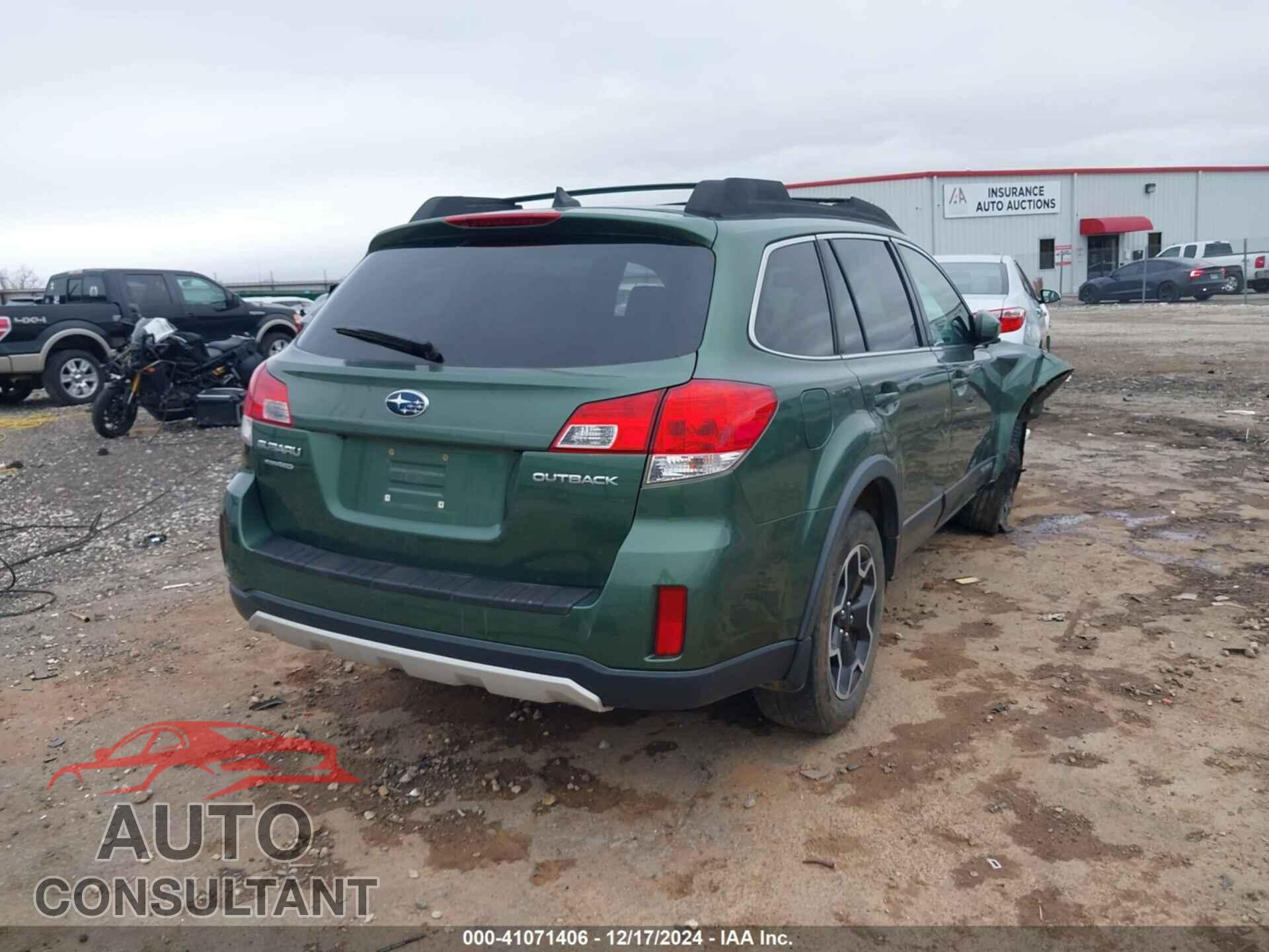 SUBARU OUTBACK 2013 - 4S4BRCKC9D3216632