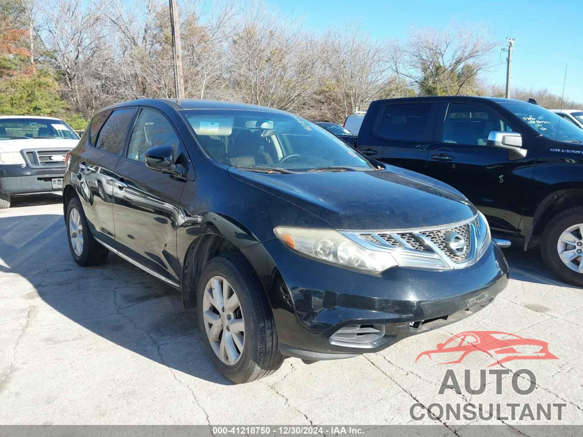 NISSAN MURANO 2012 - JN8AZ1MU4CW116417