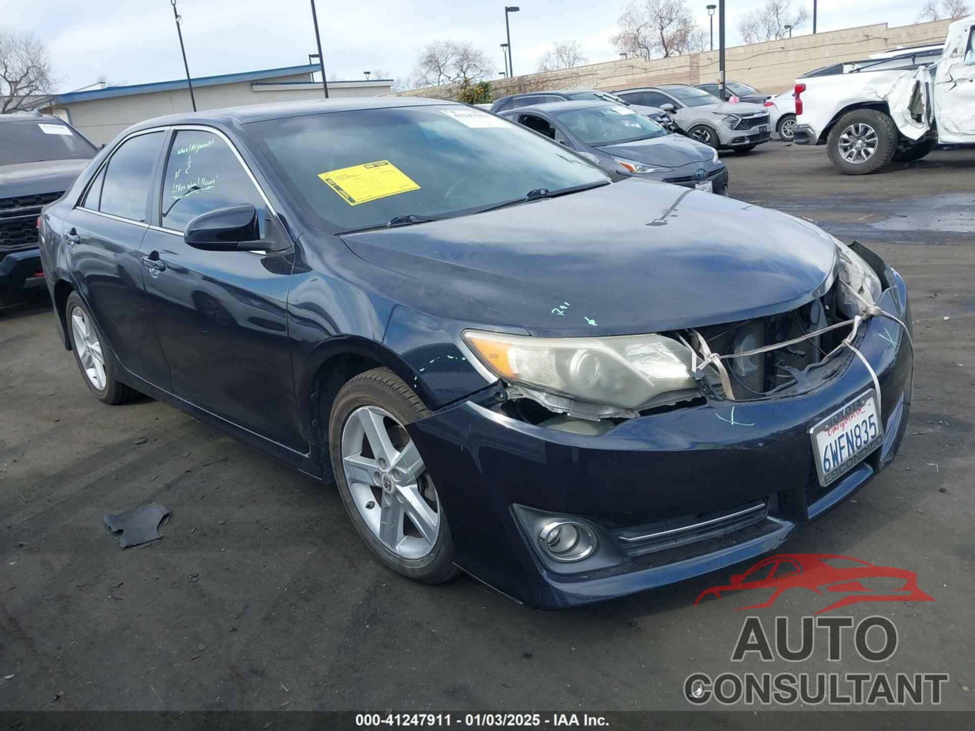 TOYOTA CAMRY 2012 - 4T1BF1FK2CU102205