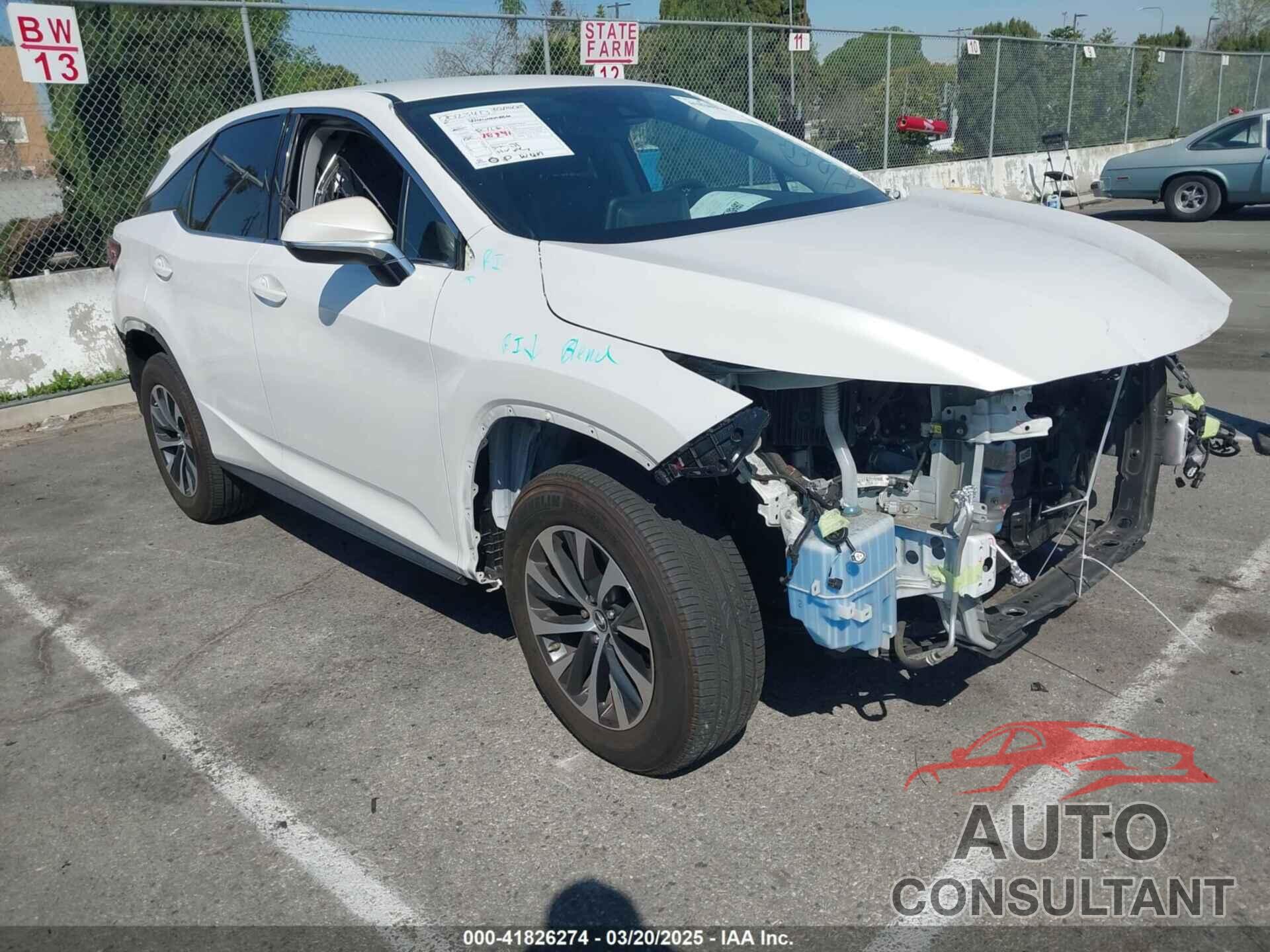 LEXUS RX 350 2022 - 2T2AZMAA8NC240401