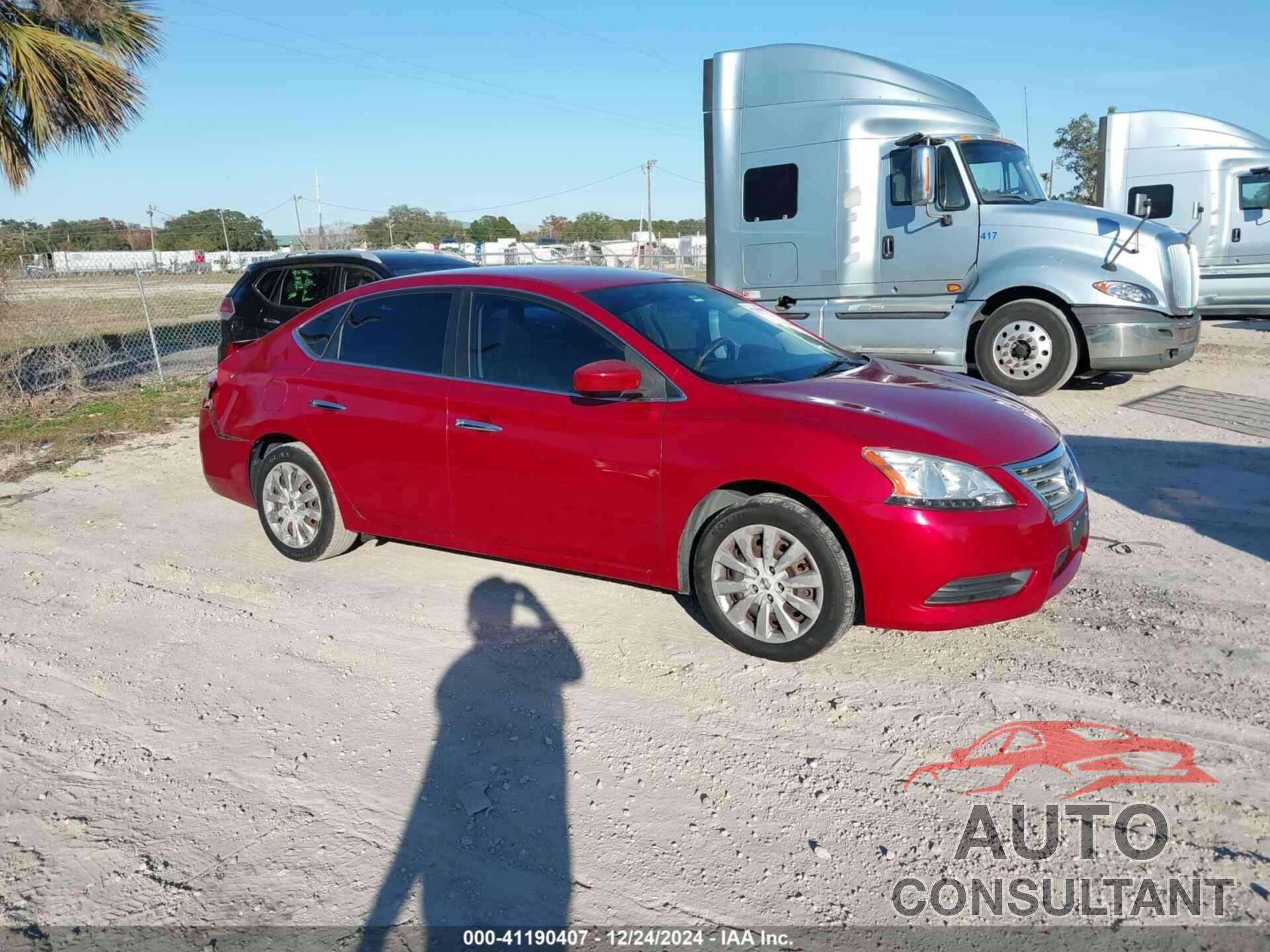 NISSAN SENTRA 2014 - 3N1AB7AP2EL654501