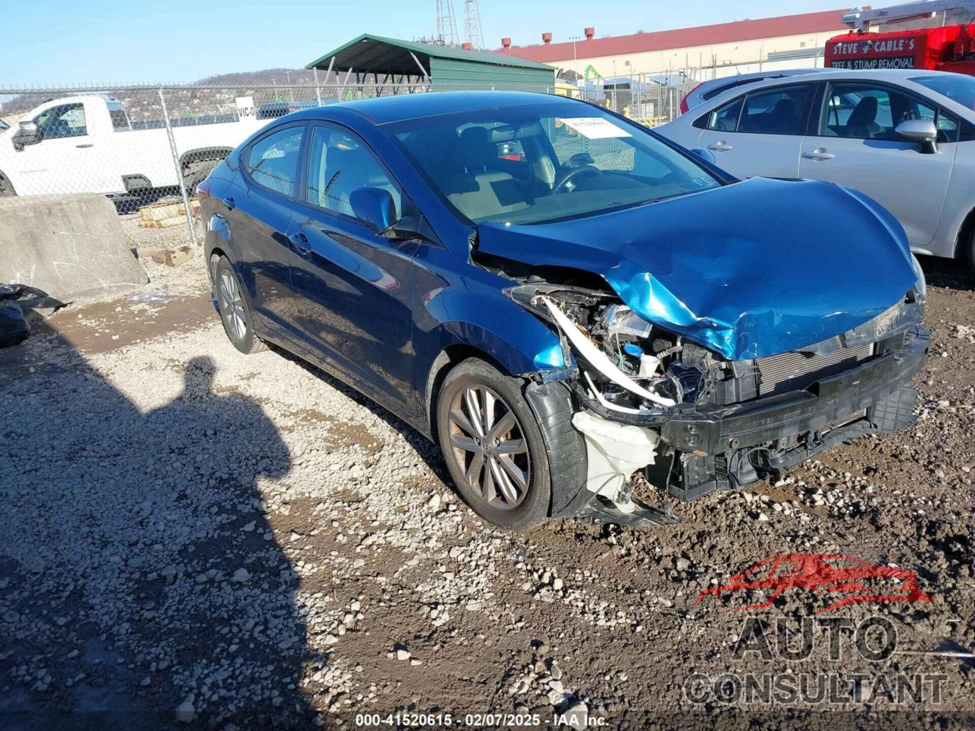 HYUNDAI ELANTRA 2016 - KMHDH4AE1GU571751