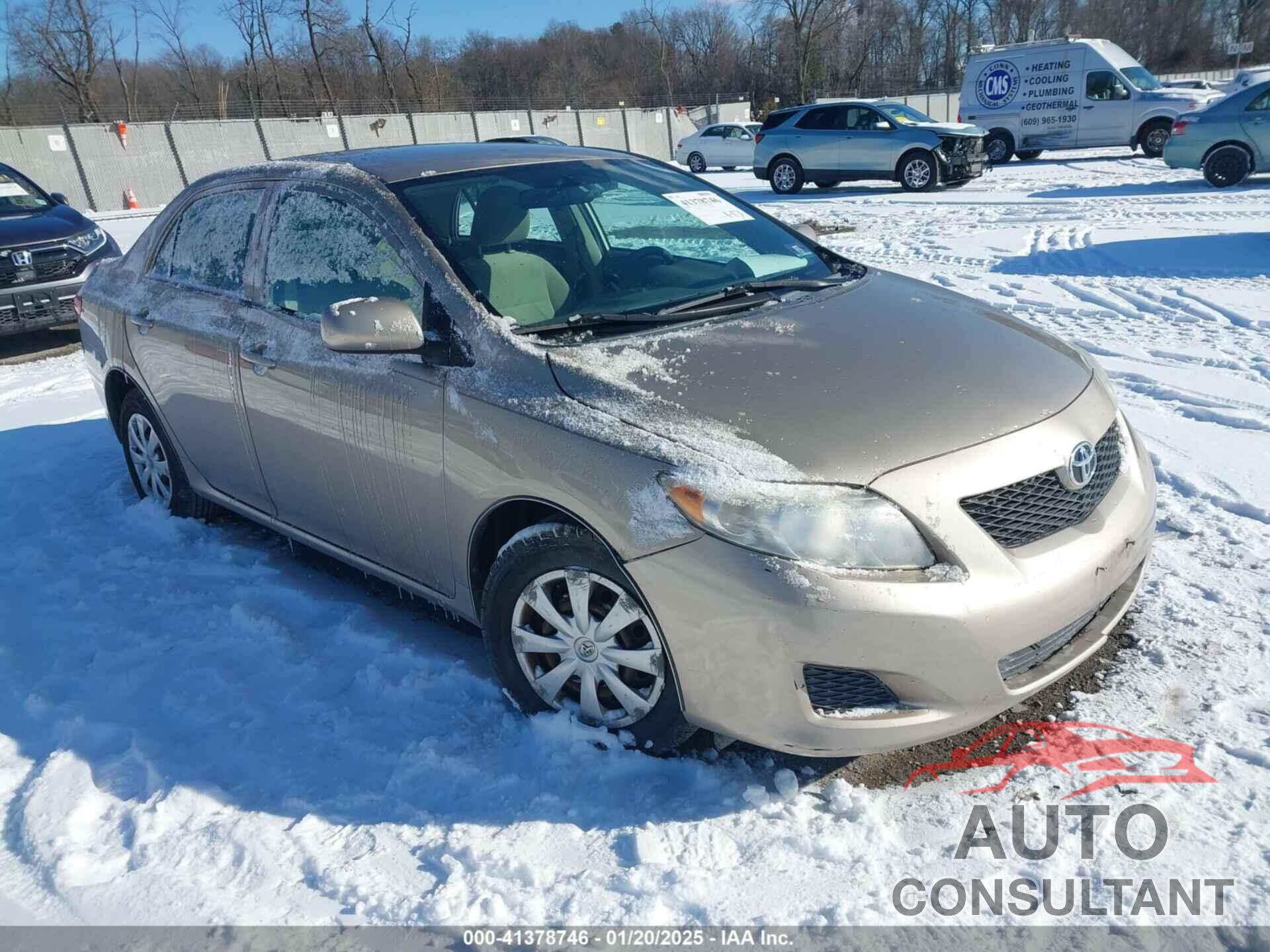 TOYOTA COROLLA 2009 - 2T1BU40E59C108696