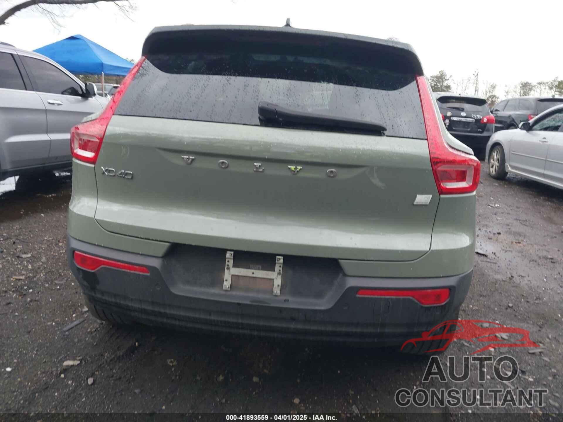 VOLVO XC40 RECHARGE PURE ELECTRIC 2021 - YV4ED3UR4M2525316
