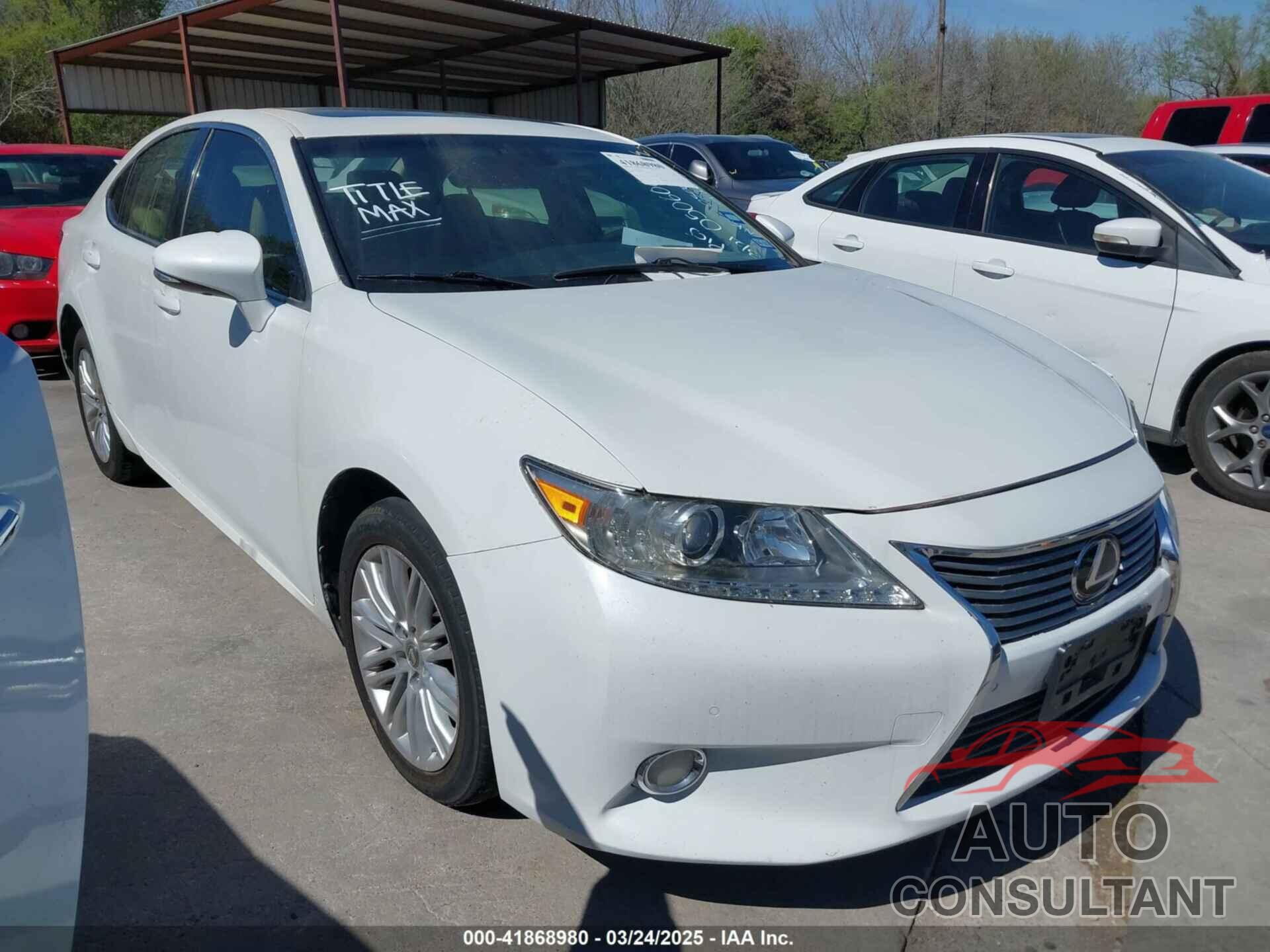 LEXUS ES 350 2013 - JTHBK1GG2D2050600