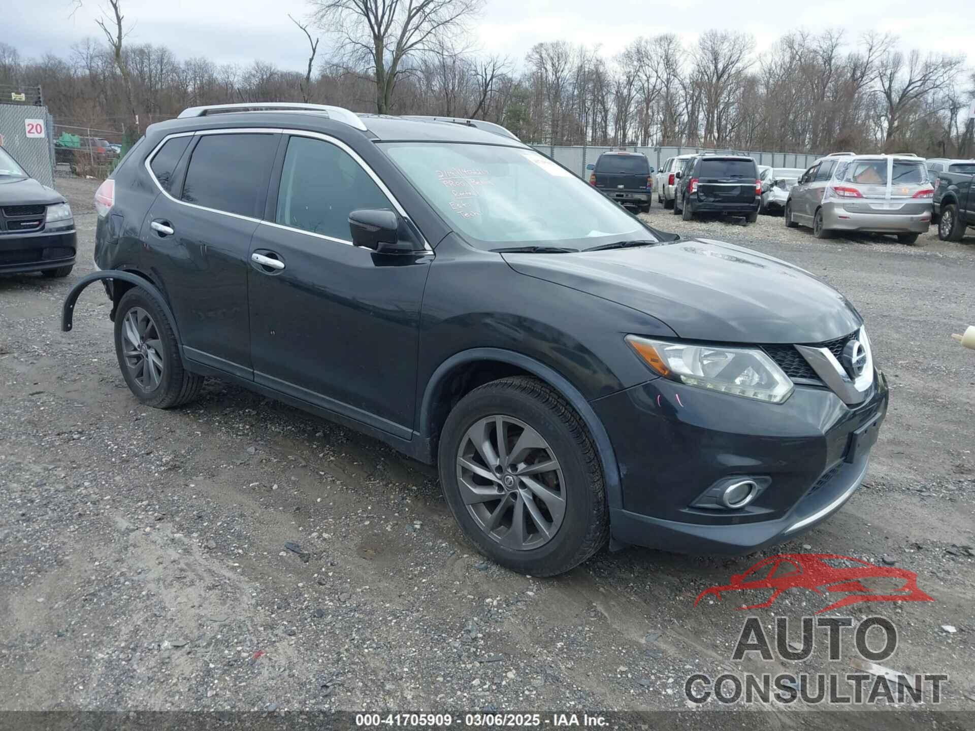 NISSAN ROGUE 2016 - KNMAT2MV5GP713202