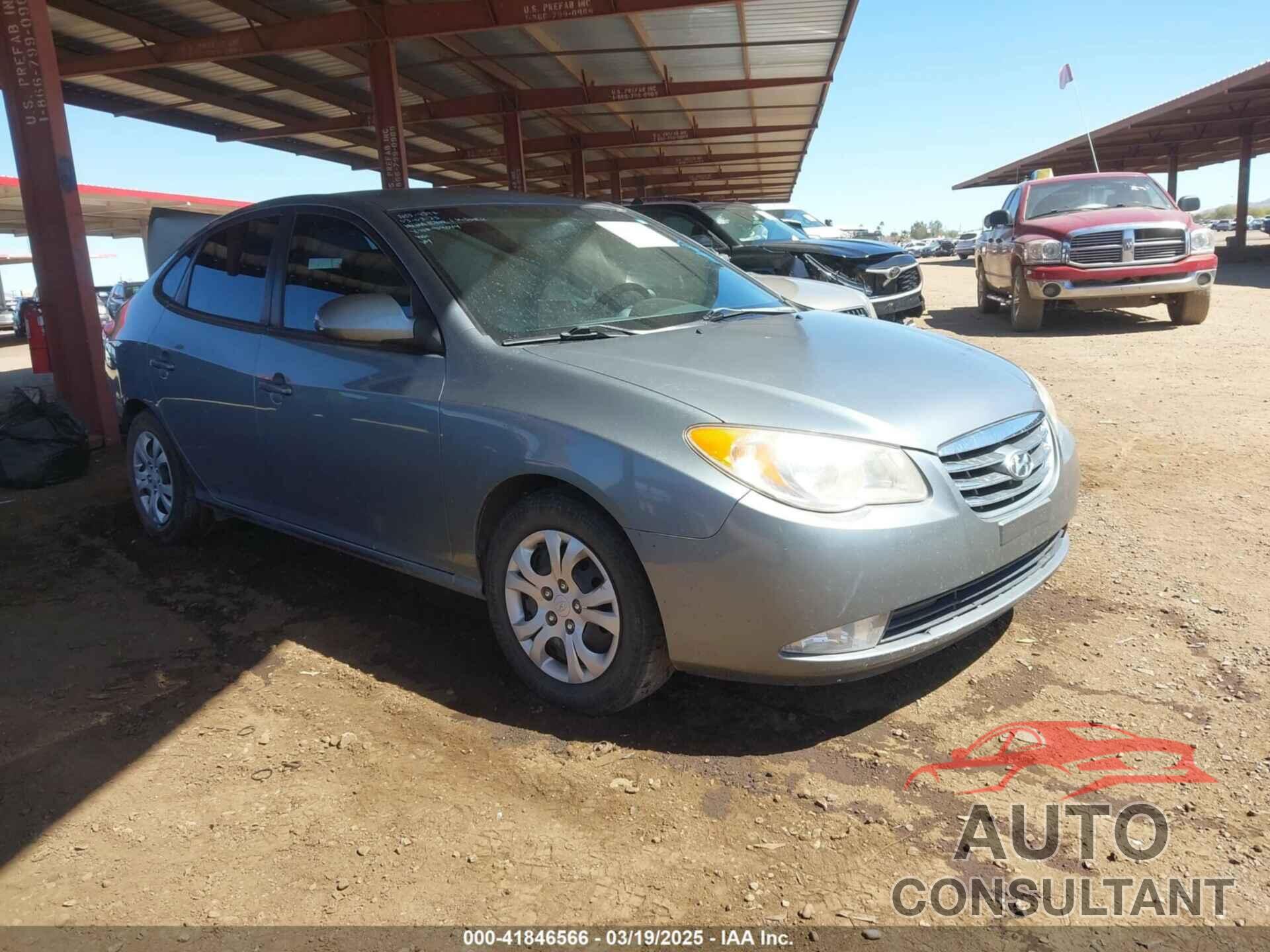 HYUNDAI ELANTRA 2010 - KMHDU4AD5AU919044