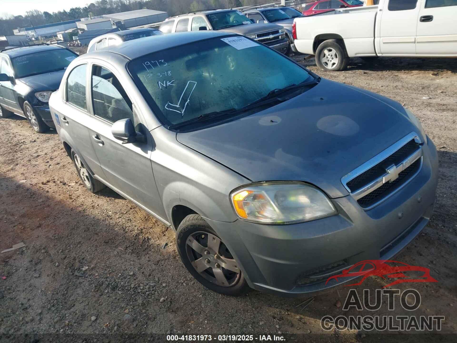 CHEVROLET AVEO 2010 - KL1TD5DE2AB119198