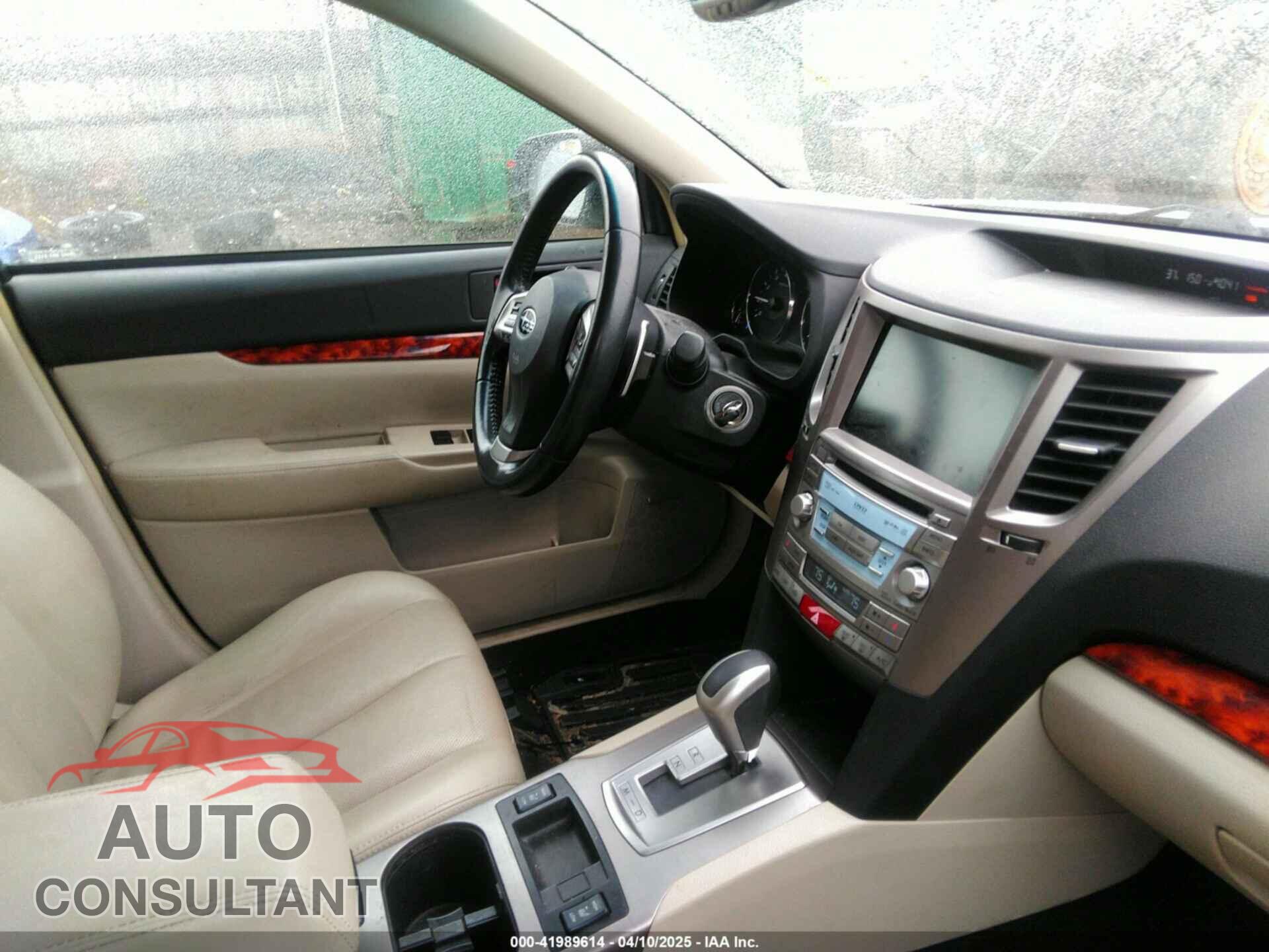 SUBARU OUTBACK 2012 - 4S4BRCLC5C3299523