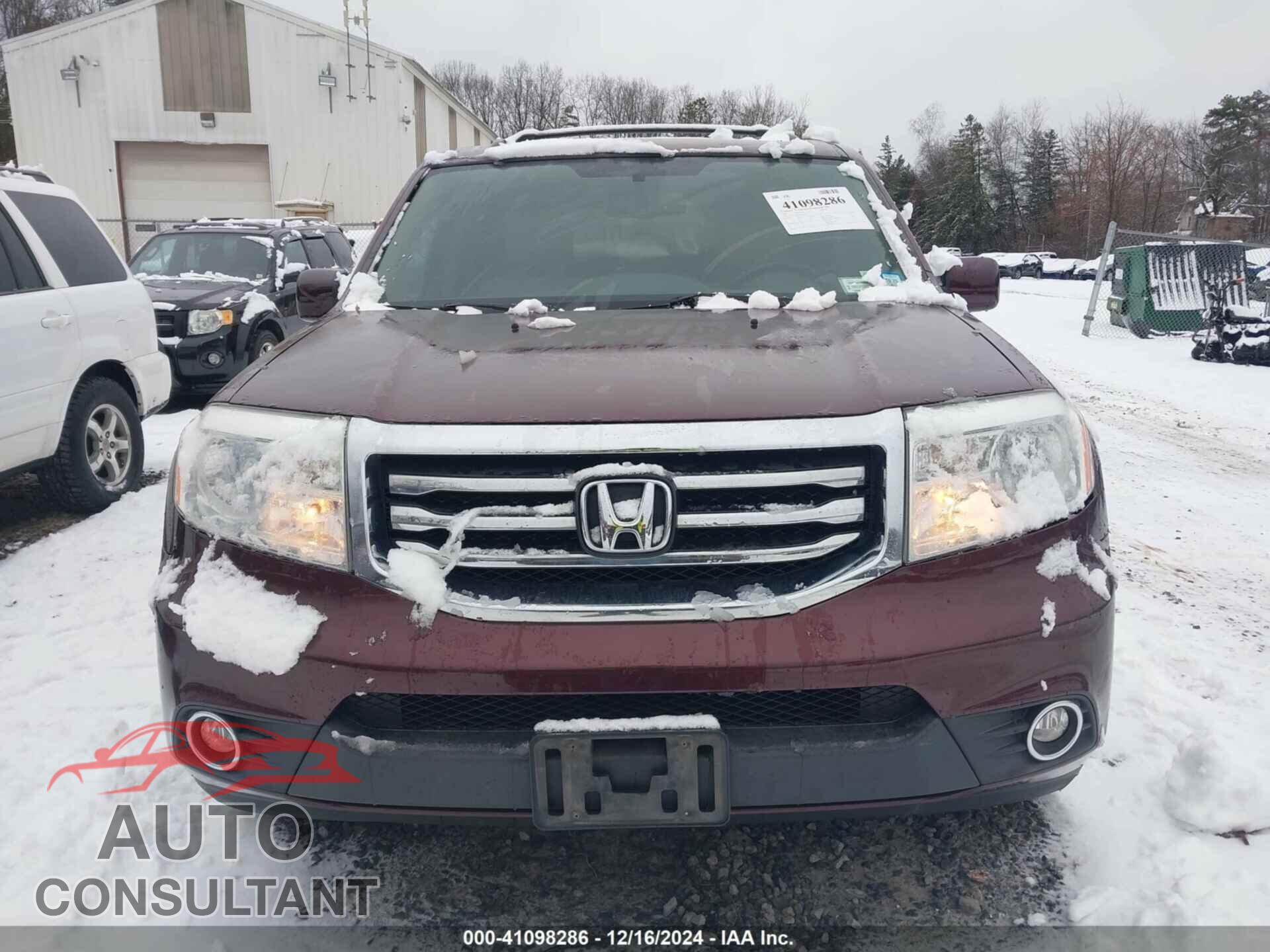 HONDA PILOT 2013 - 5FNYF3H55DB005365