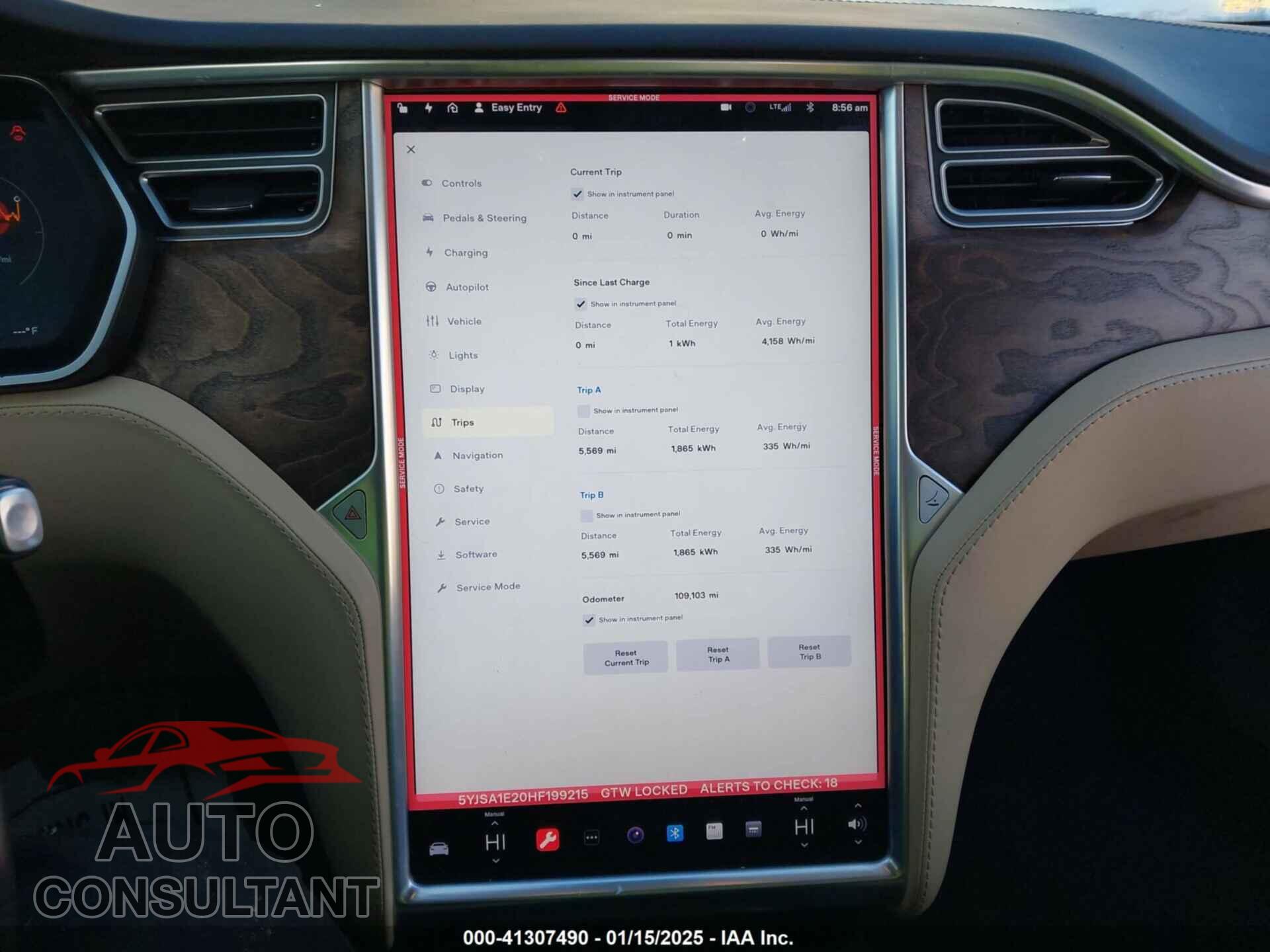 TESLA MODEL S 2017 - 5YJSA1E20HF199215