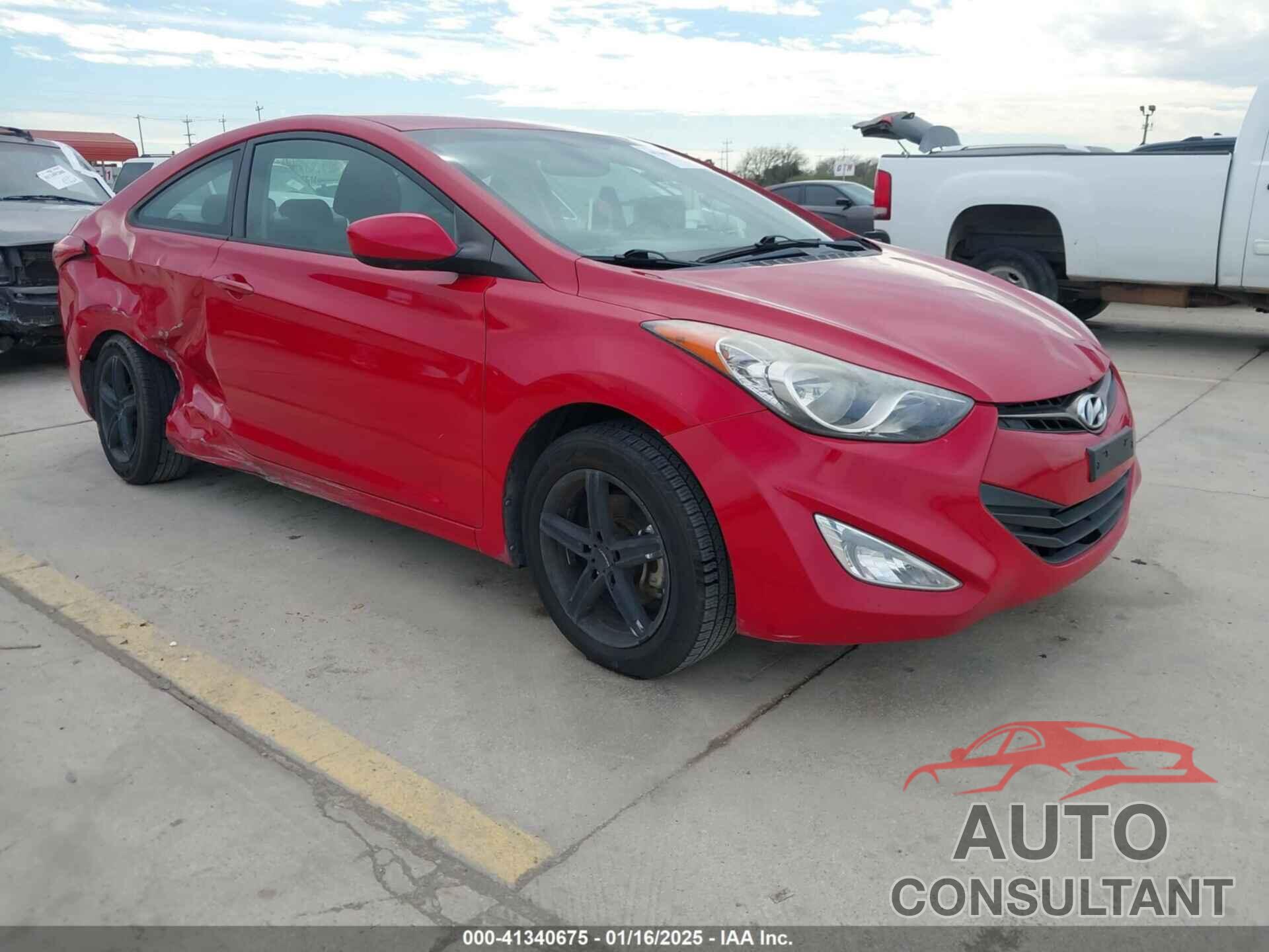 HYUNDAI ELANTRA 2013 - KMHDH6AE5DU011562