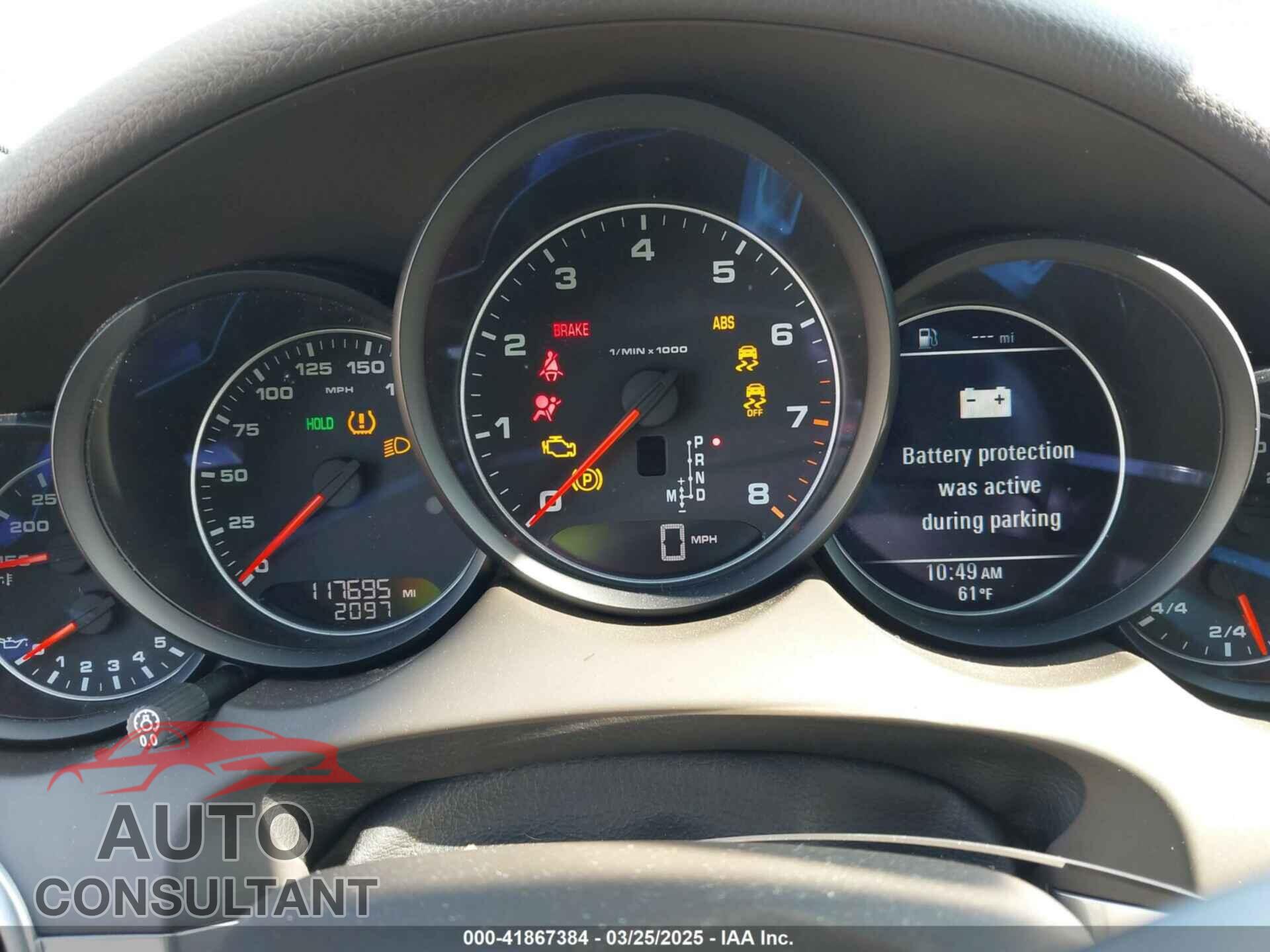 PORSCHE CAYENNE 2017 - WP1AA2A2XHKA85652