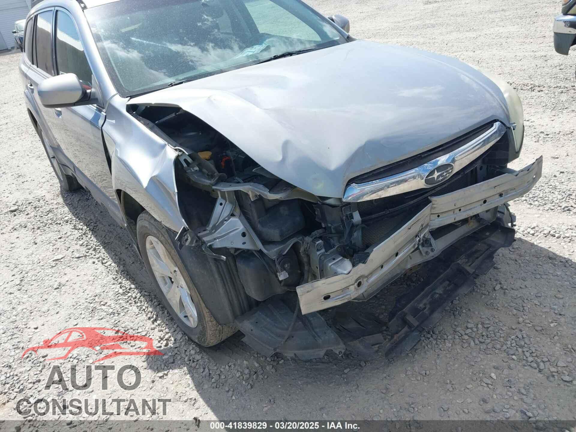 SUBARU OUTBACK 2011 - 4S4BRBFC3B3411031