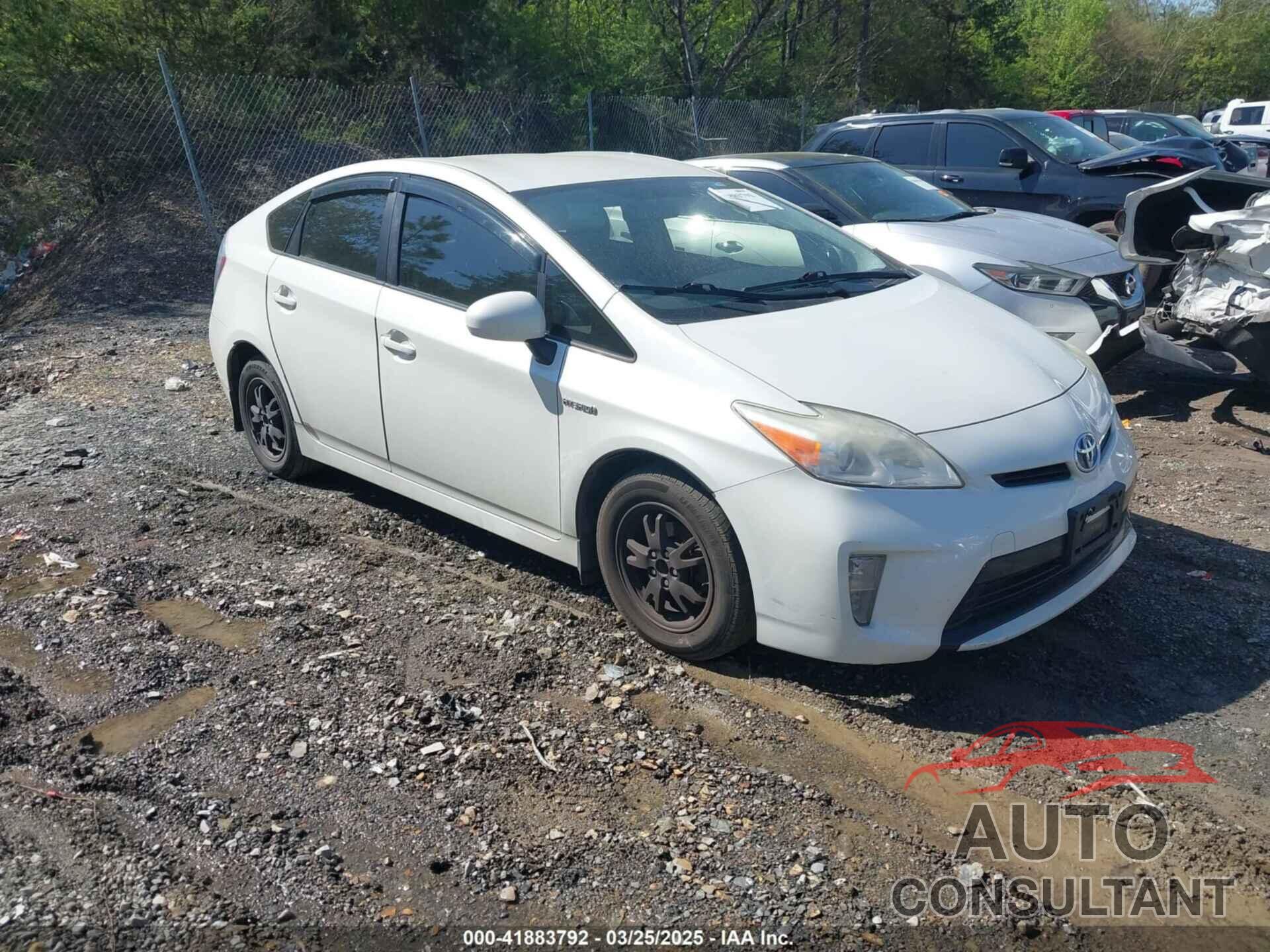 TOYOTA PRIUS 2013 - JTDKN3DU1D5561597