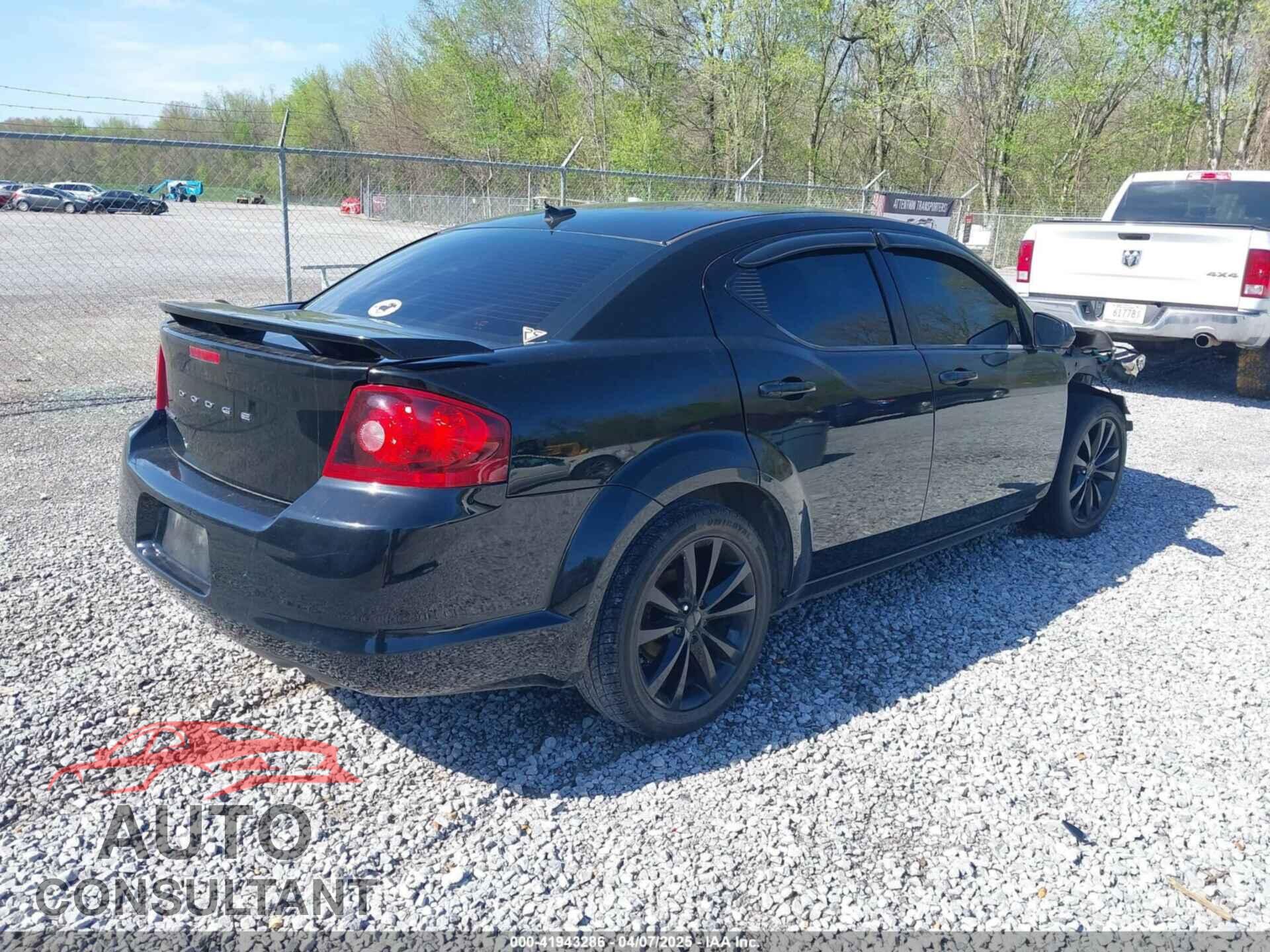 DODGE AVENGER 2013 - 1C3CDZCB5DN715694