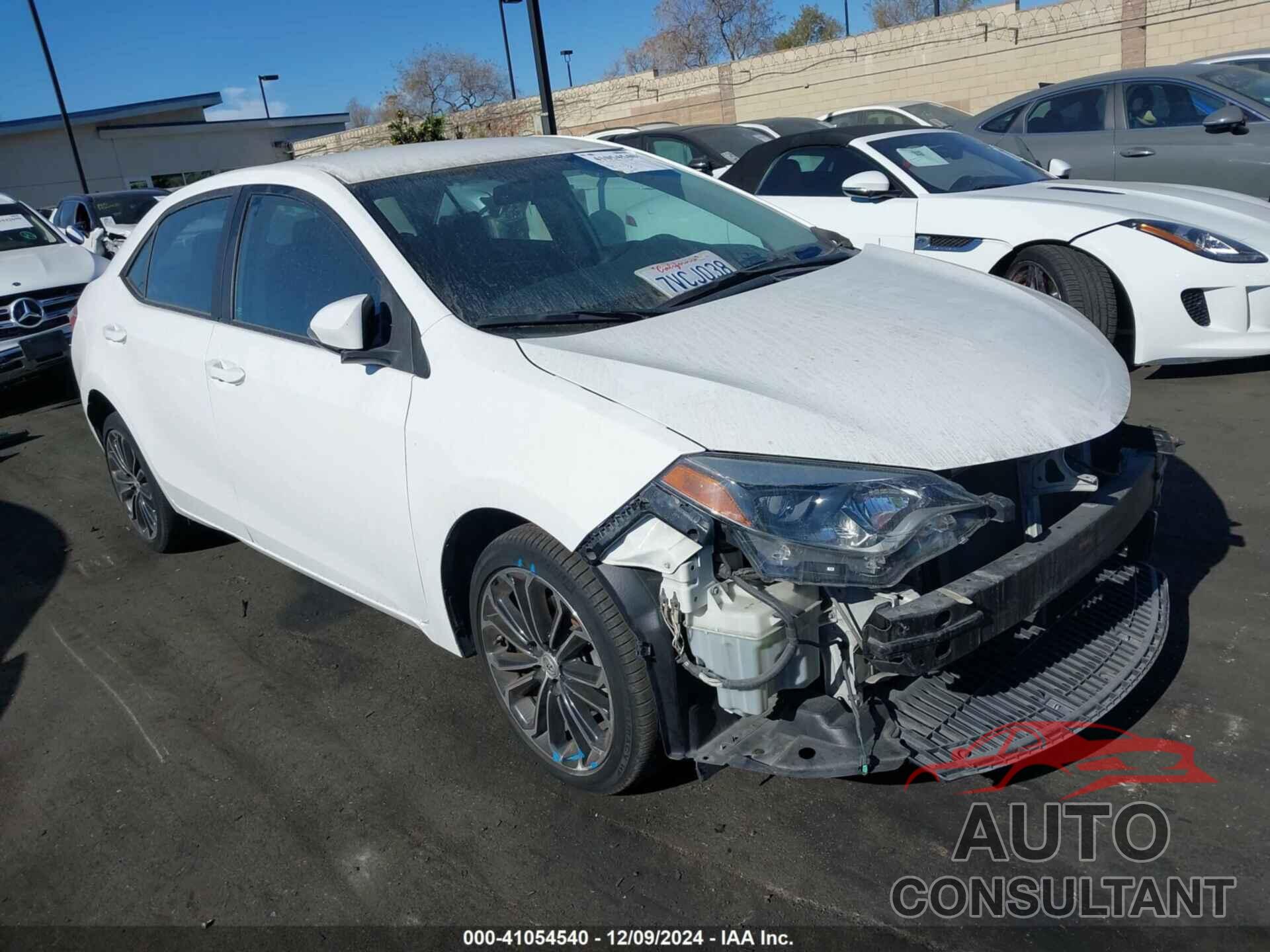 TOYOTA COROLLA 2016 - 5YFBURHE8GP566442