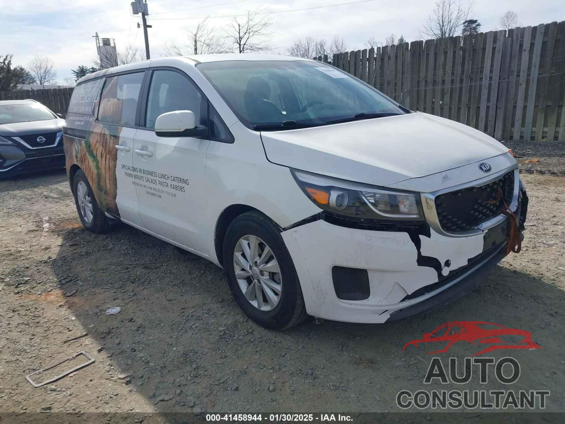 KIA SEDONA 2016 - KNDMA5C10G6149712