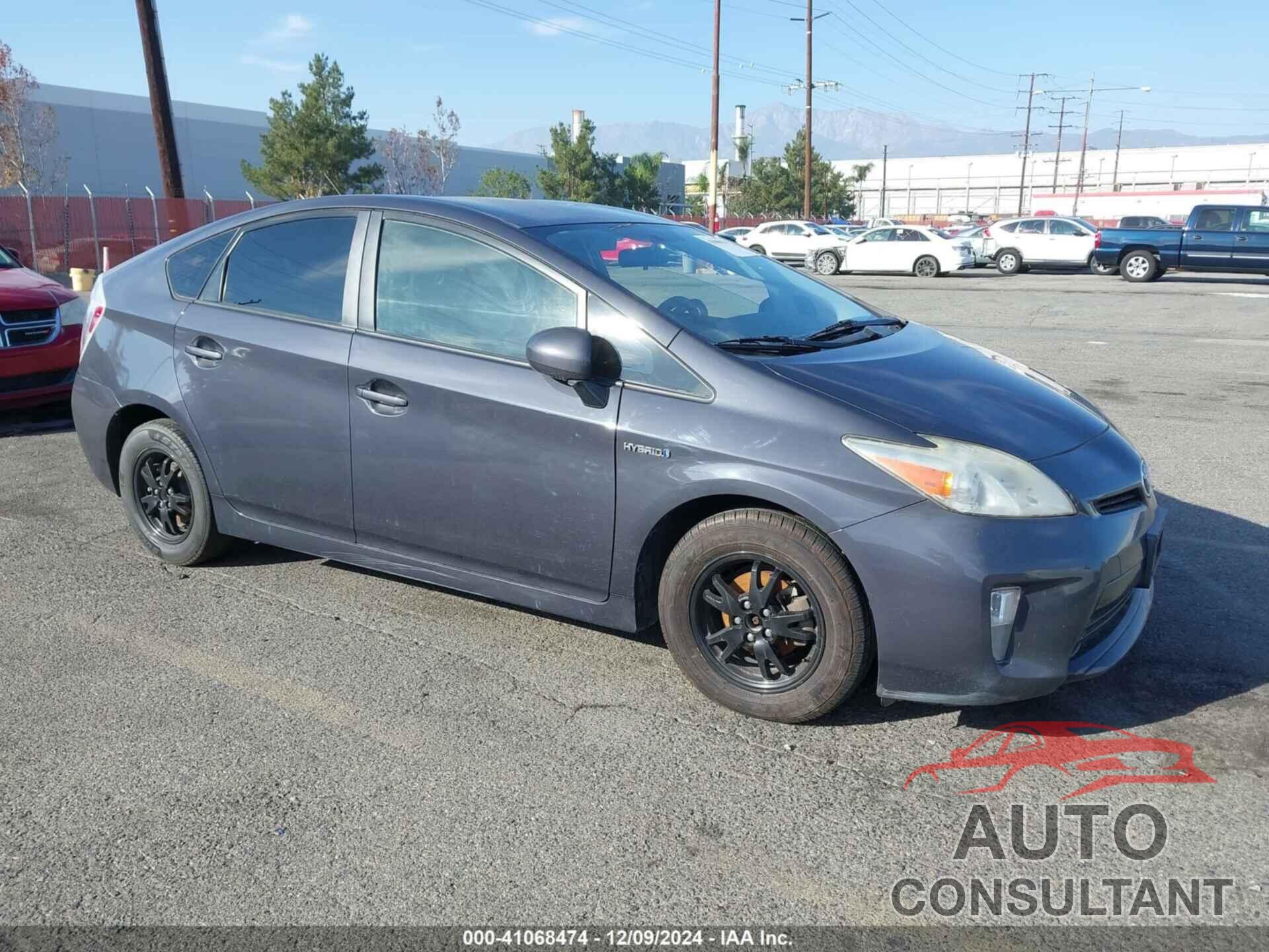 TOYOTA PRIUS 2013 - JTDKN3DU4D5602627