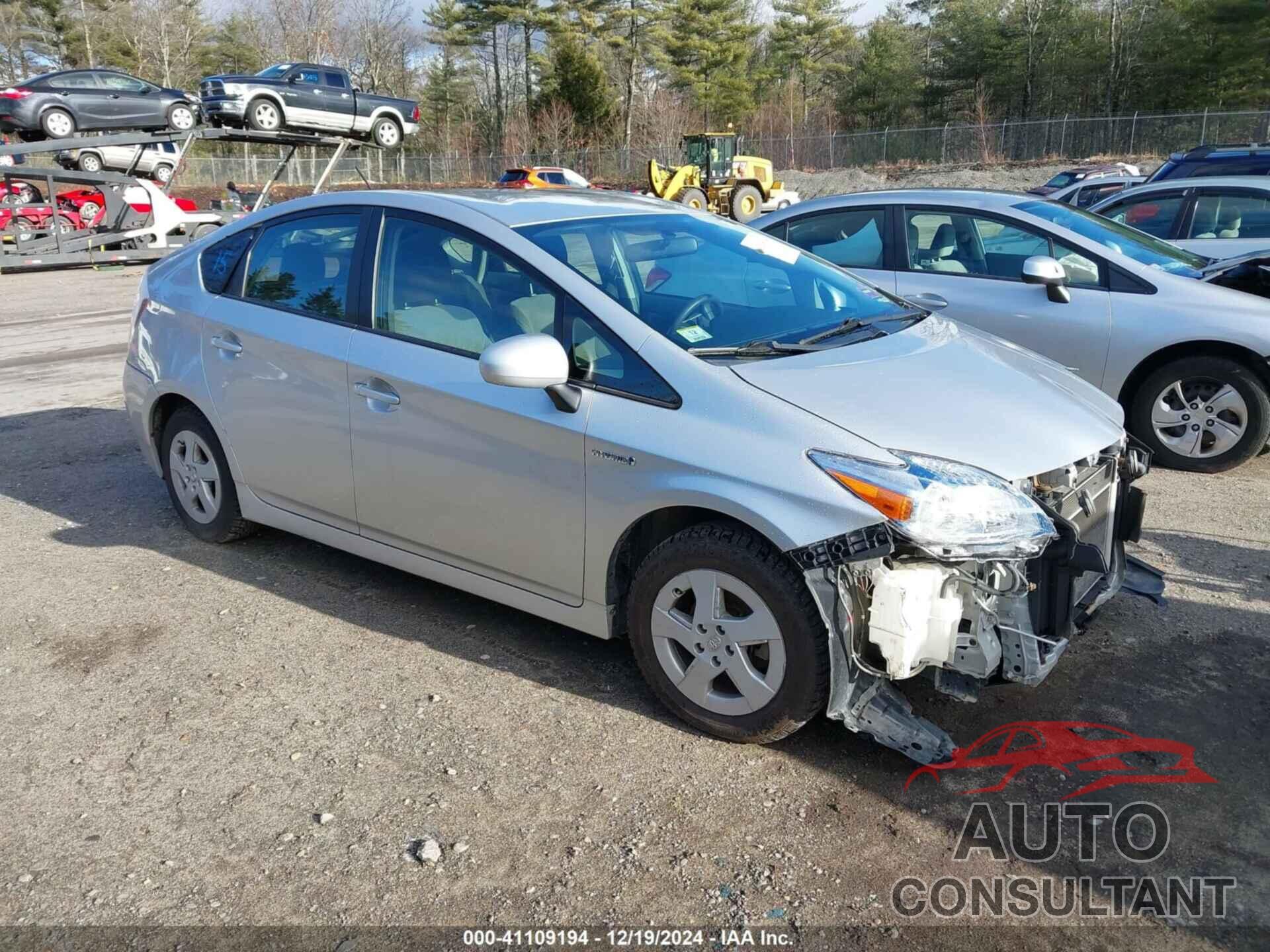 TOYOTA PRIUS 2010 - JTDKN3DU6A0221029