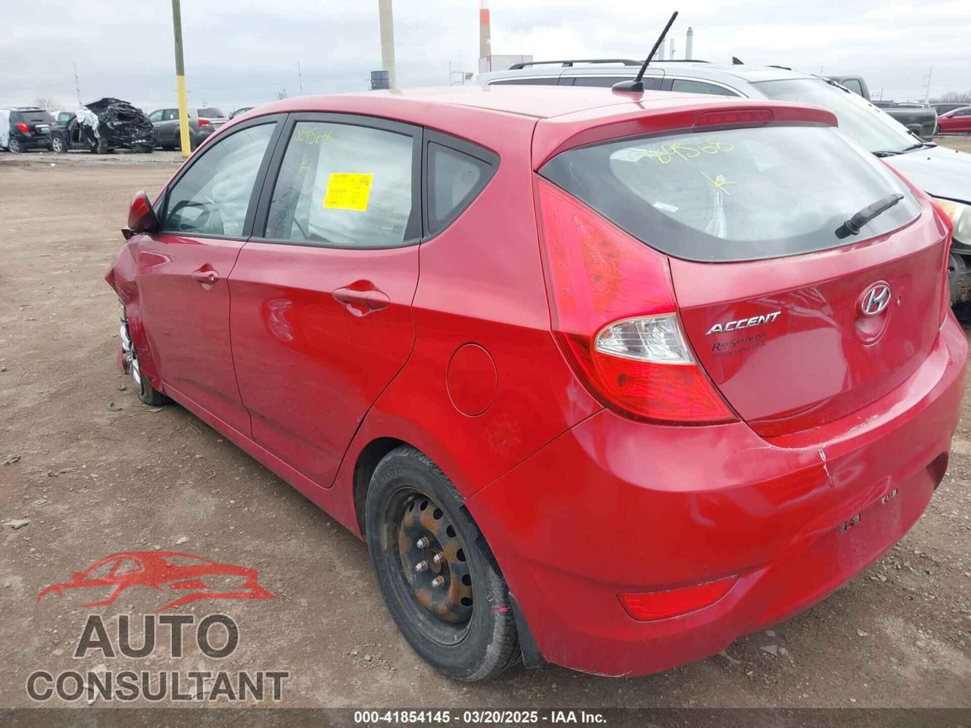 HYUNDAI ACCENT 2013 - KMHCT5AE5DU089568