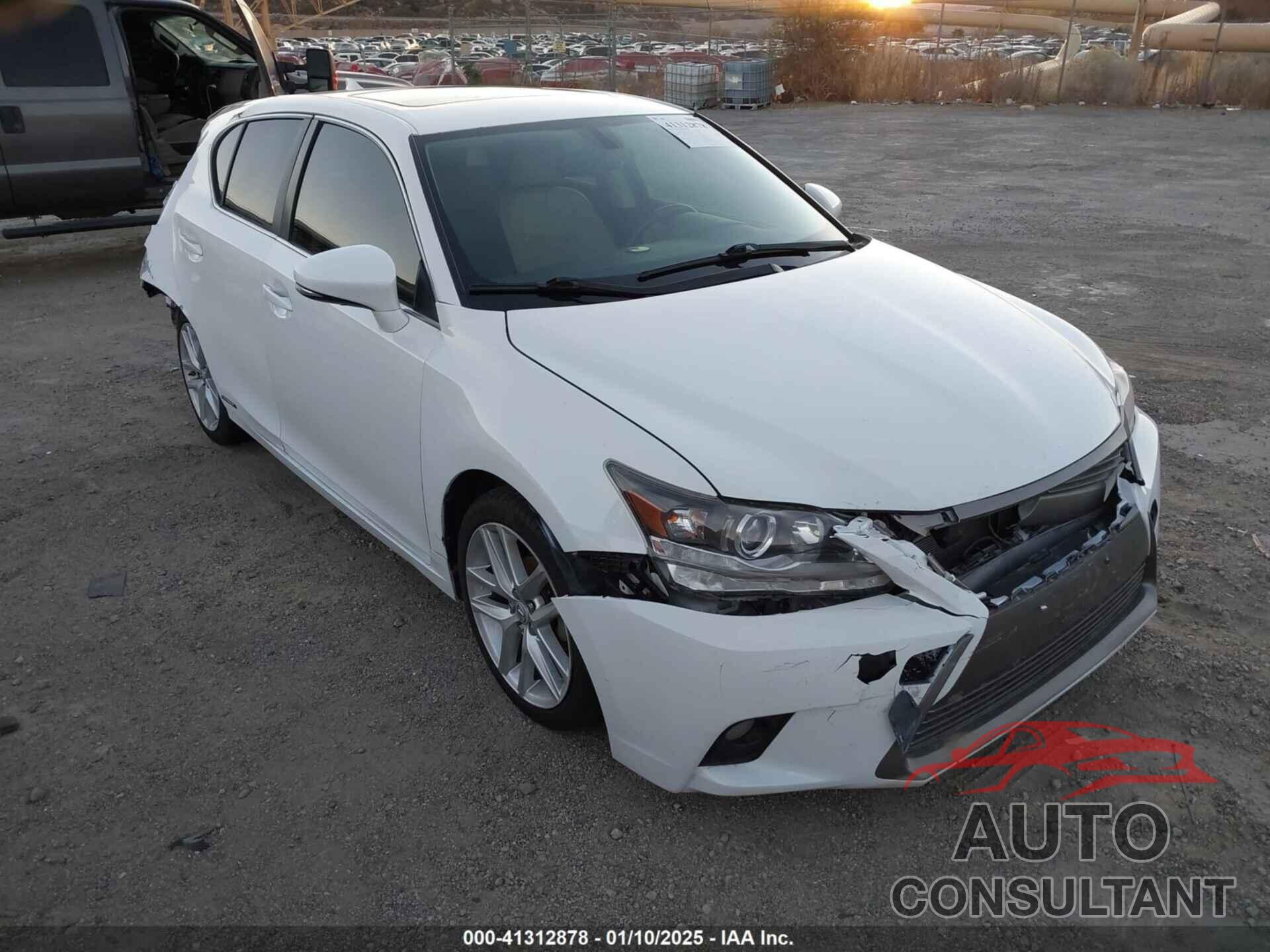 LEXUS CT 200H 2014 - JTHKD5BH9E2205419