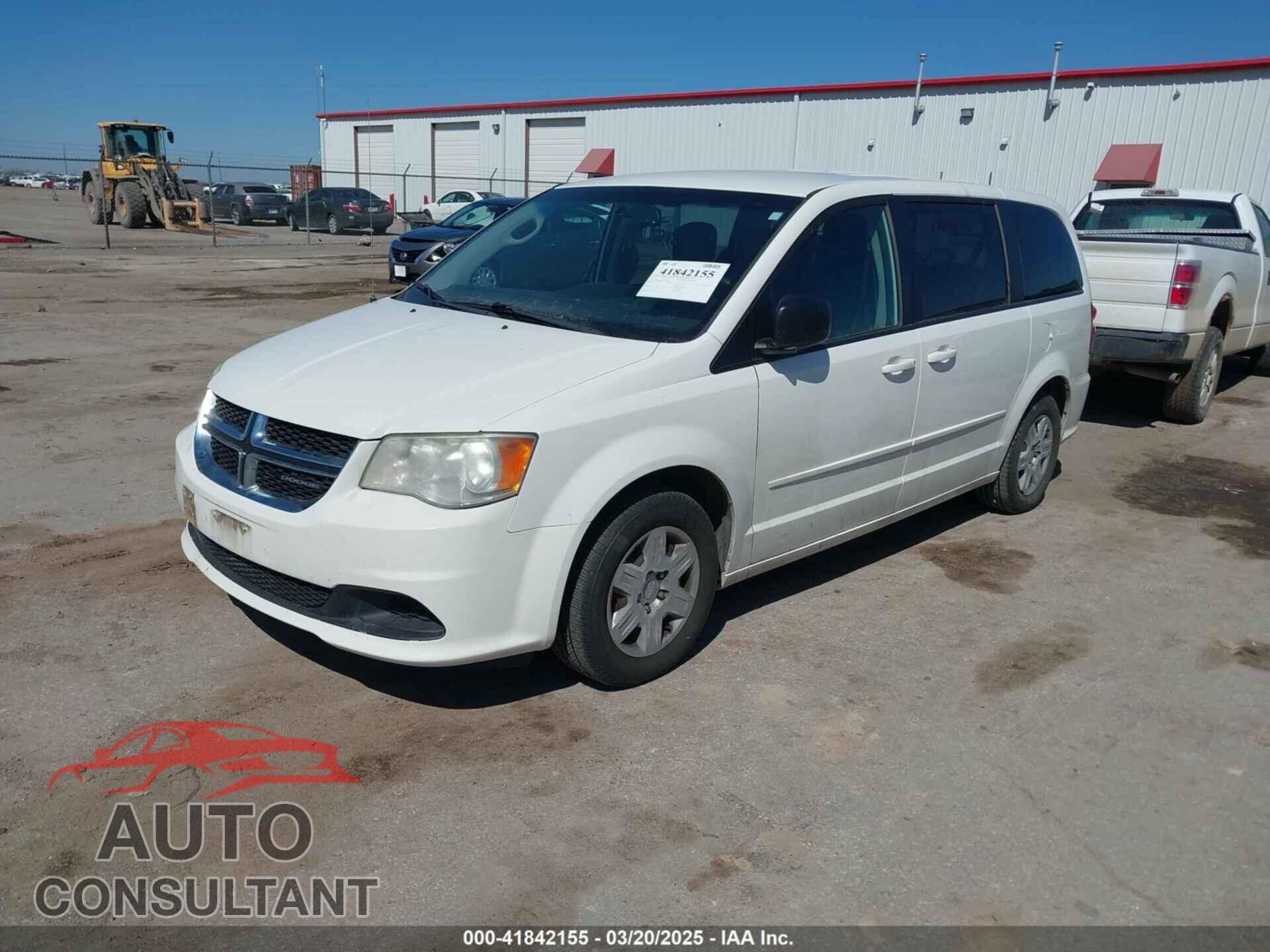 DODGE GRAND CARAVAN 2012 - 2C4RDGBG0CR203656