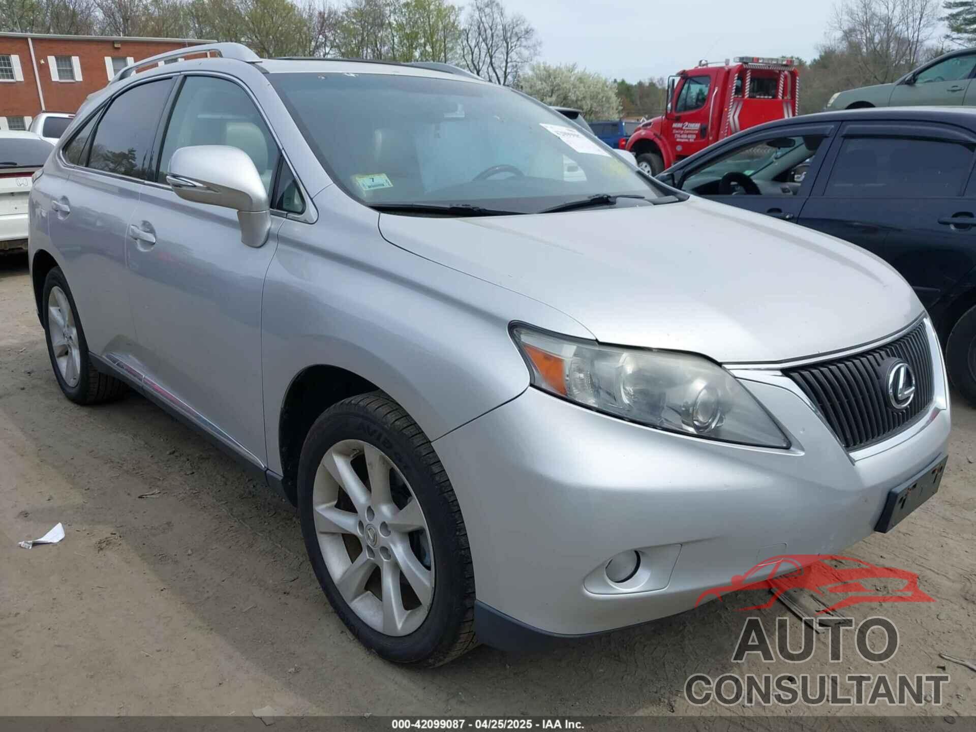 LEXUS RX 350 2012 - 2T2BK1BA8CC145601