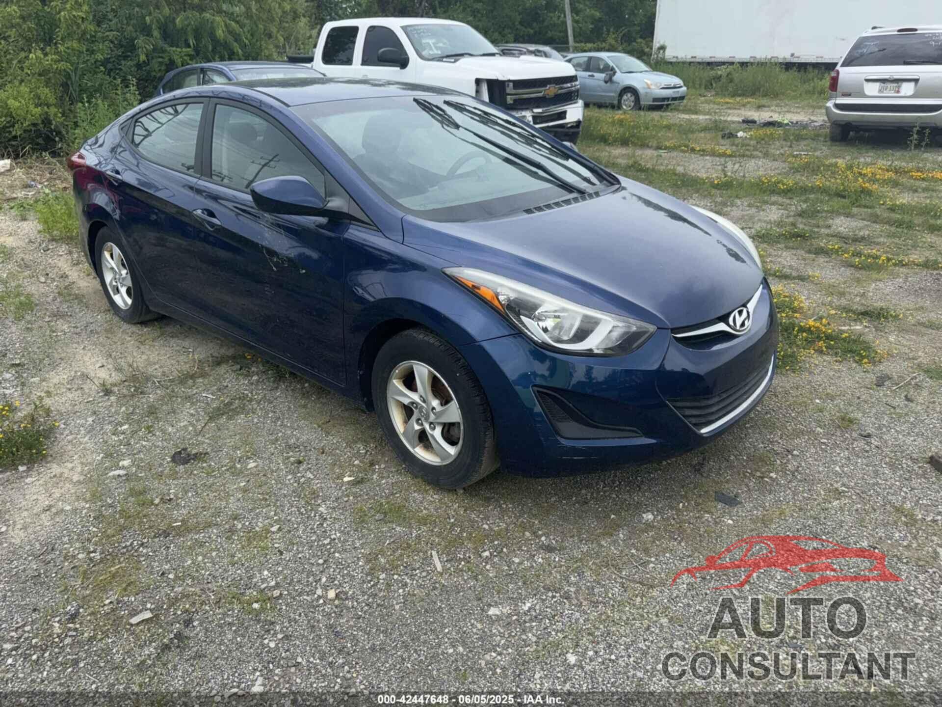 HYUNDAI ELANTRA 2015 - 5NPDH4AE5FH606126