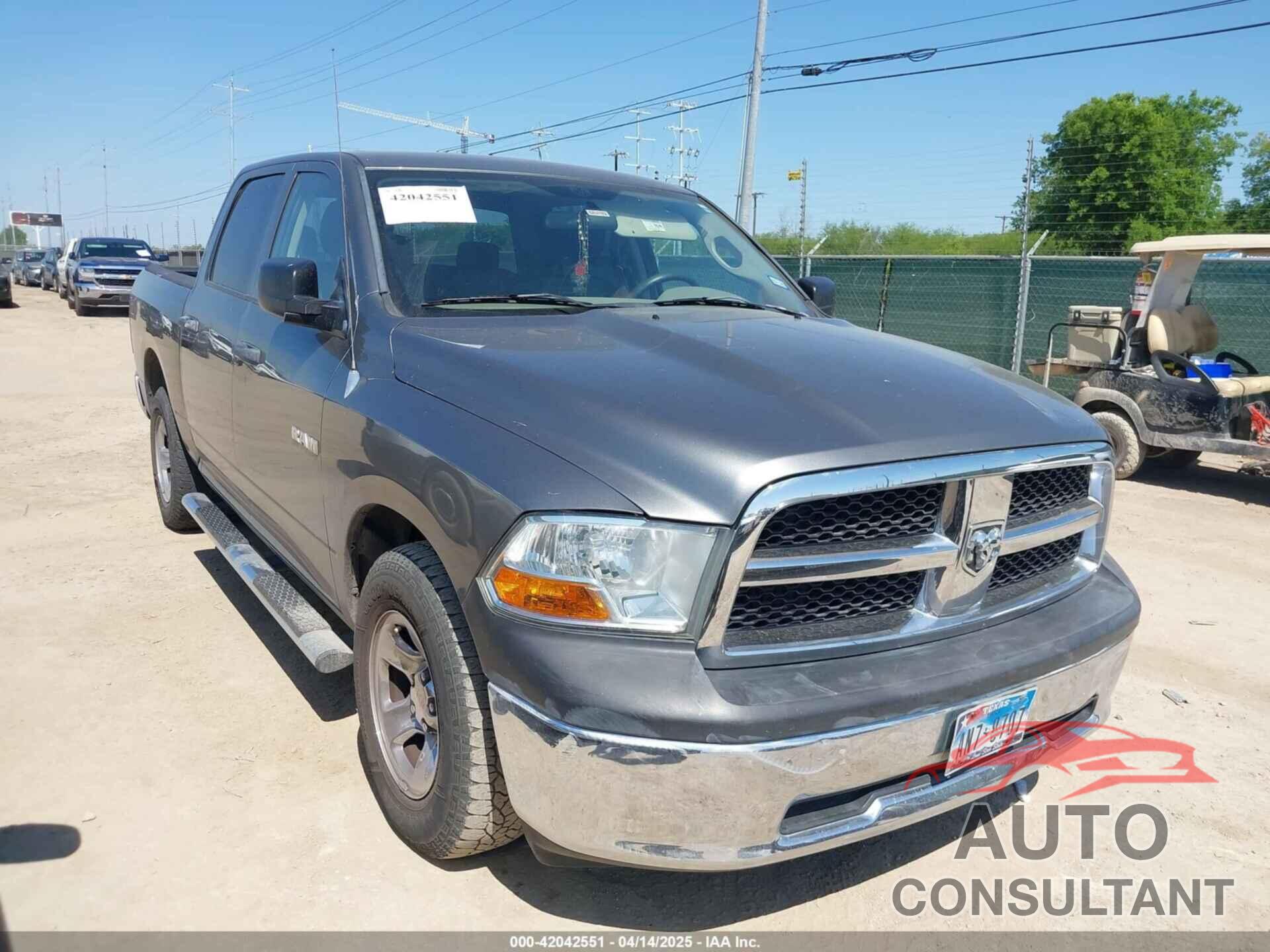 DODGE RAM 1500 2010 - 1D7RB1CP8AS209613