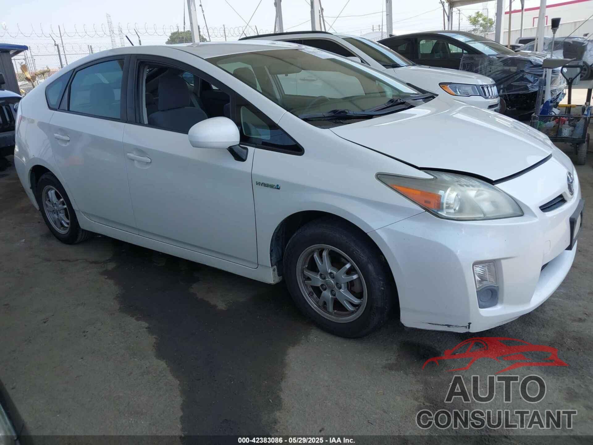 TOYOTA PRIUS 2010 - JTDKN3DU9A0239427