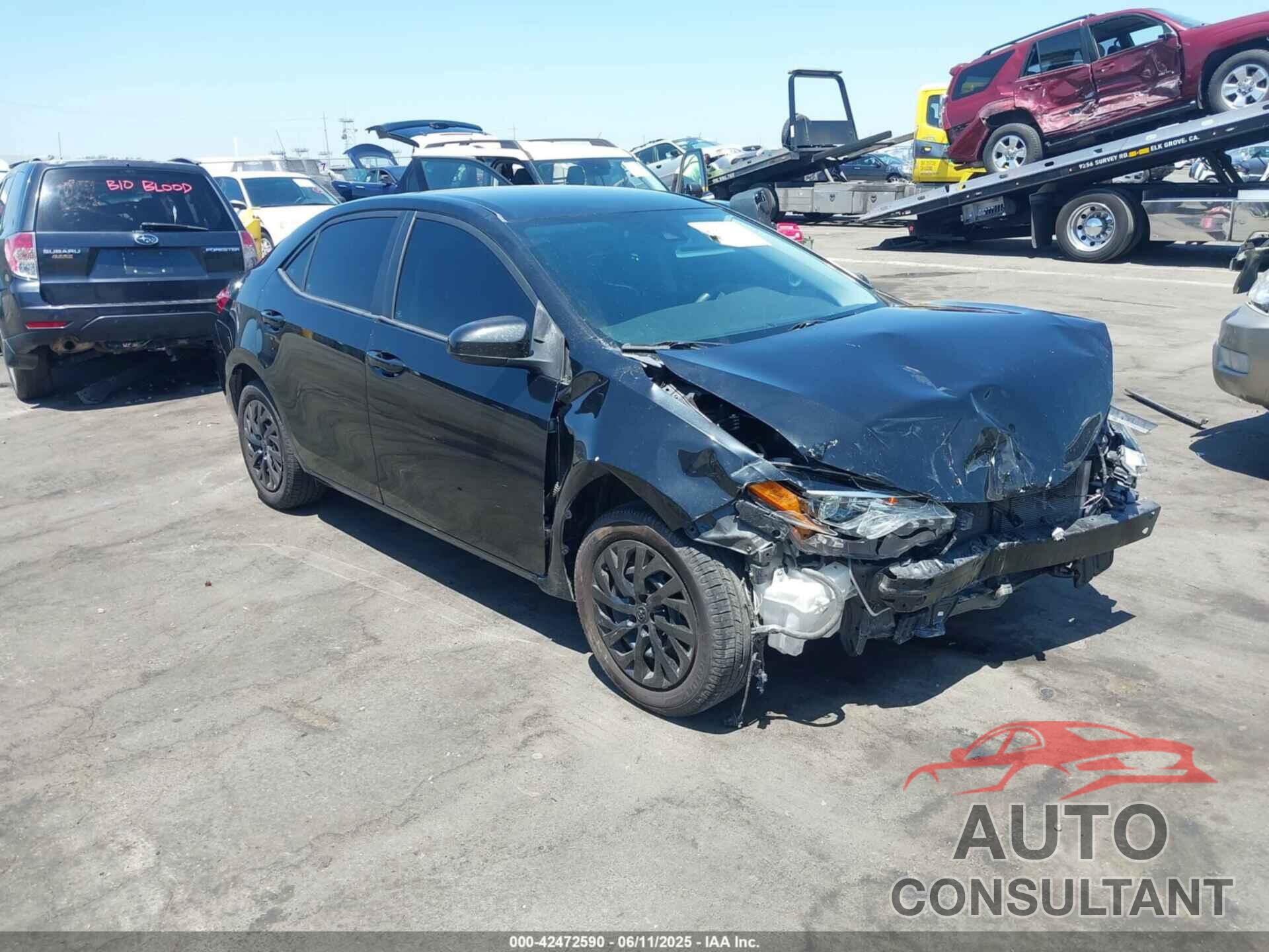 TOYOTA COROLLA 2019 - 2T1BURHEXKC237721