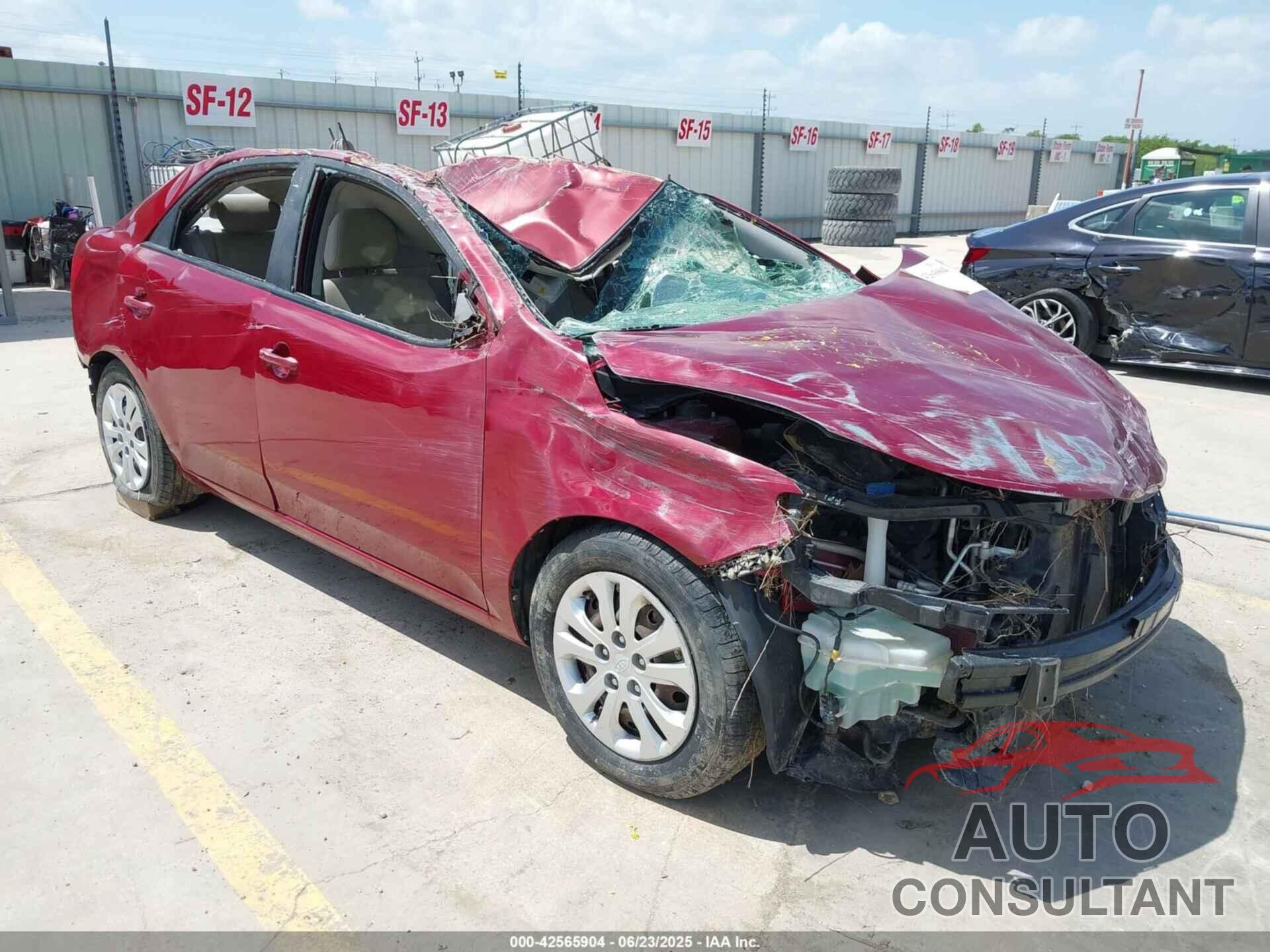 KIA FORTE 2012 - KNAFU4A28C5468505