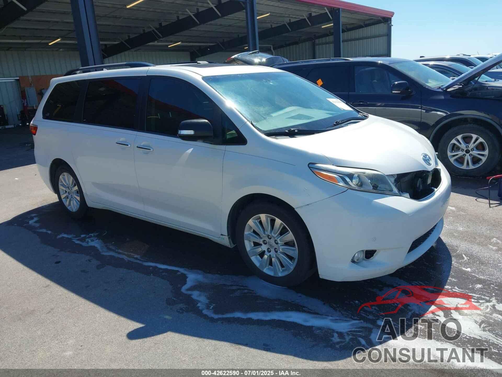 TOYOTA SIENNA 2015 - 5TDYK3DC0FS608786