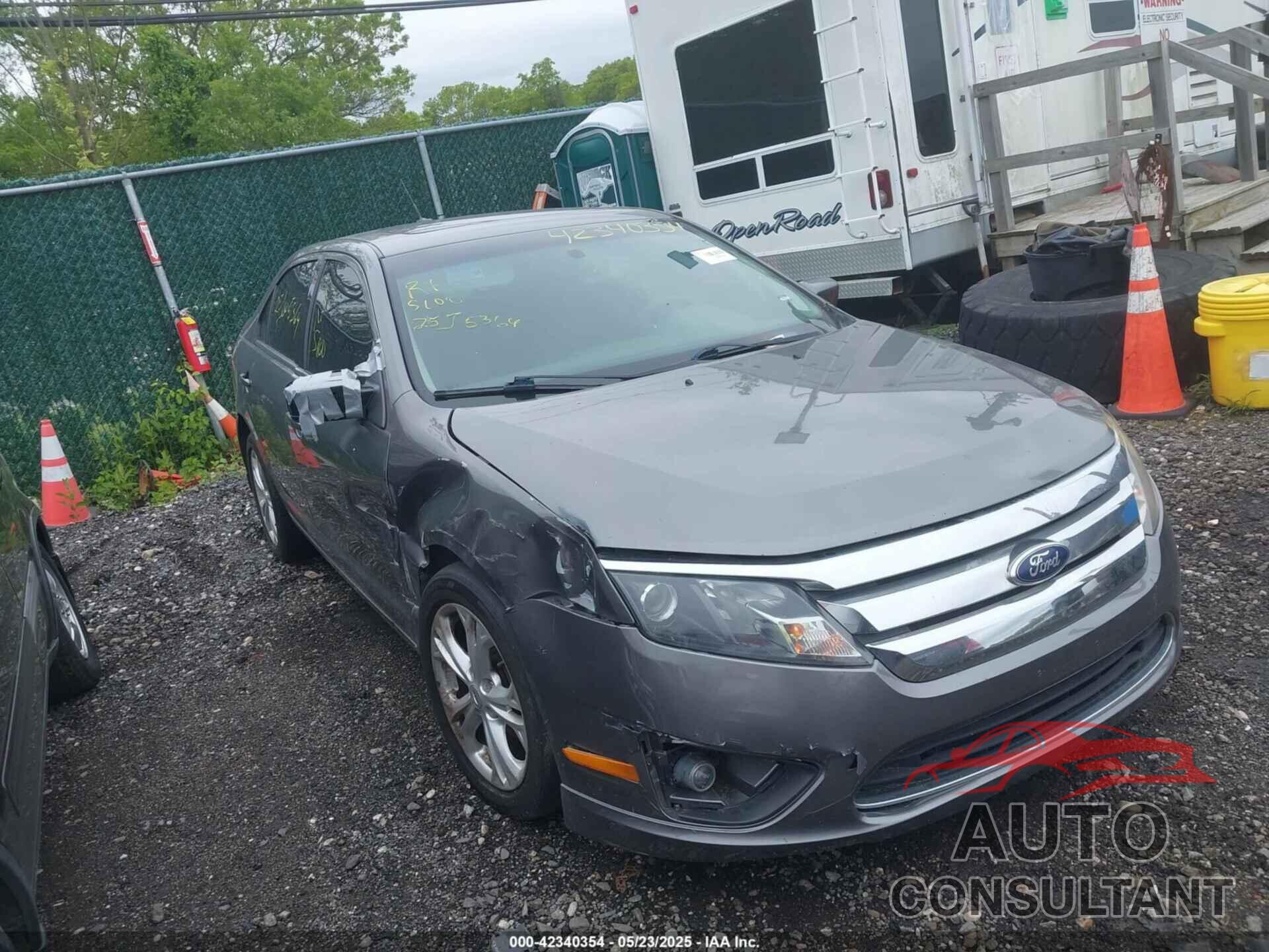 FORD FUSION 2012 - 3FAHP0HA2CR434927