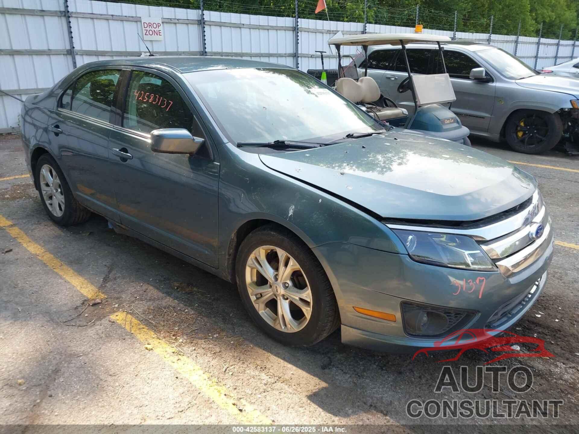 FORD FUSION 2012 - 3FAHP0HA5CR263705