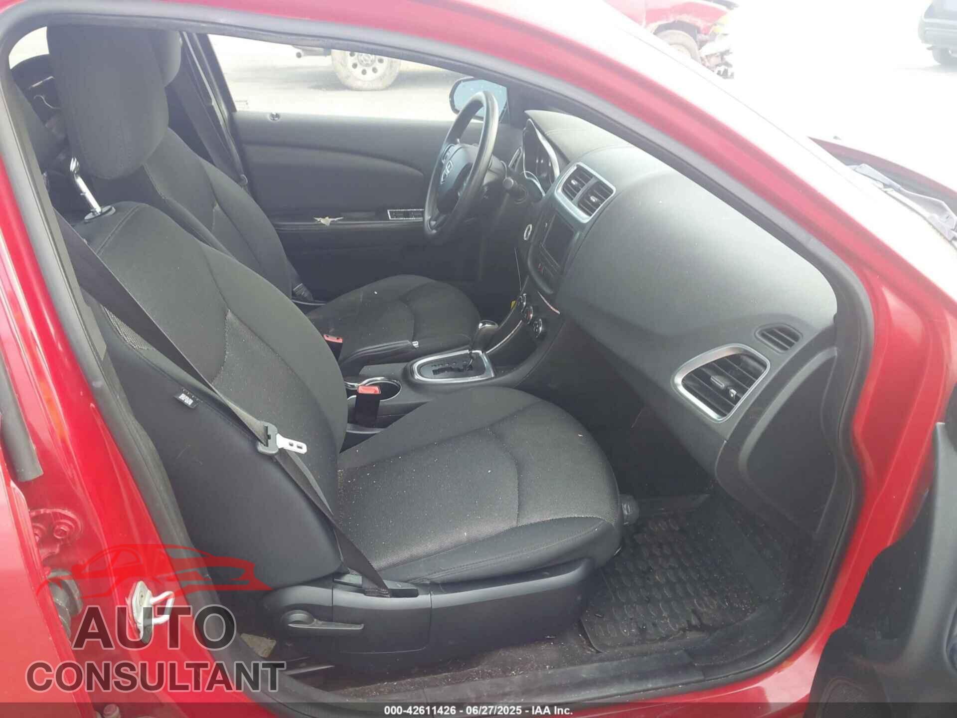 DODGE AVENGER 2012 - 1C3CDZAG8CN314749