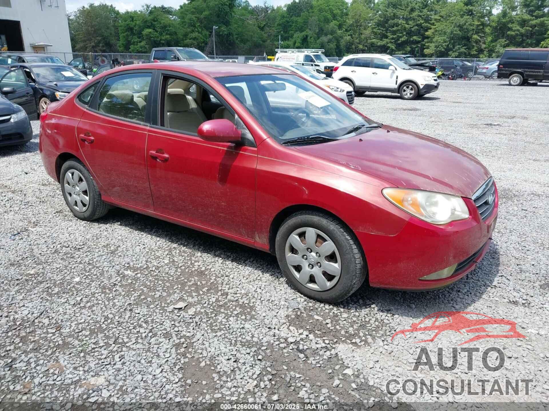 HYUNDAI ELANTRA 2009 - KMHDU46D59U687856