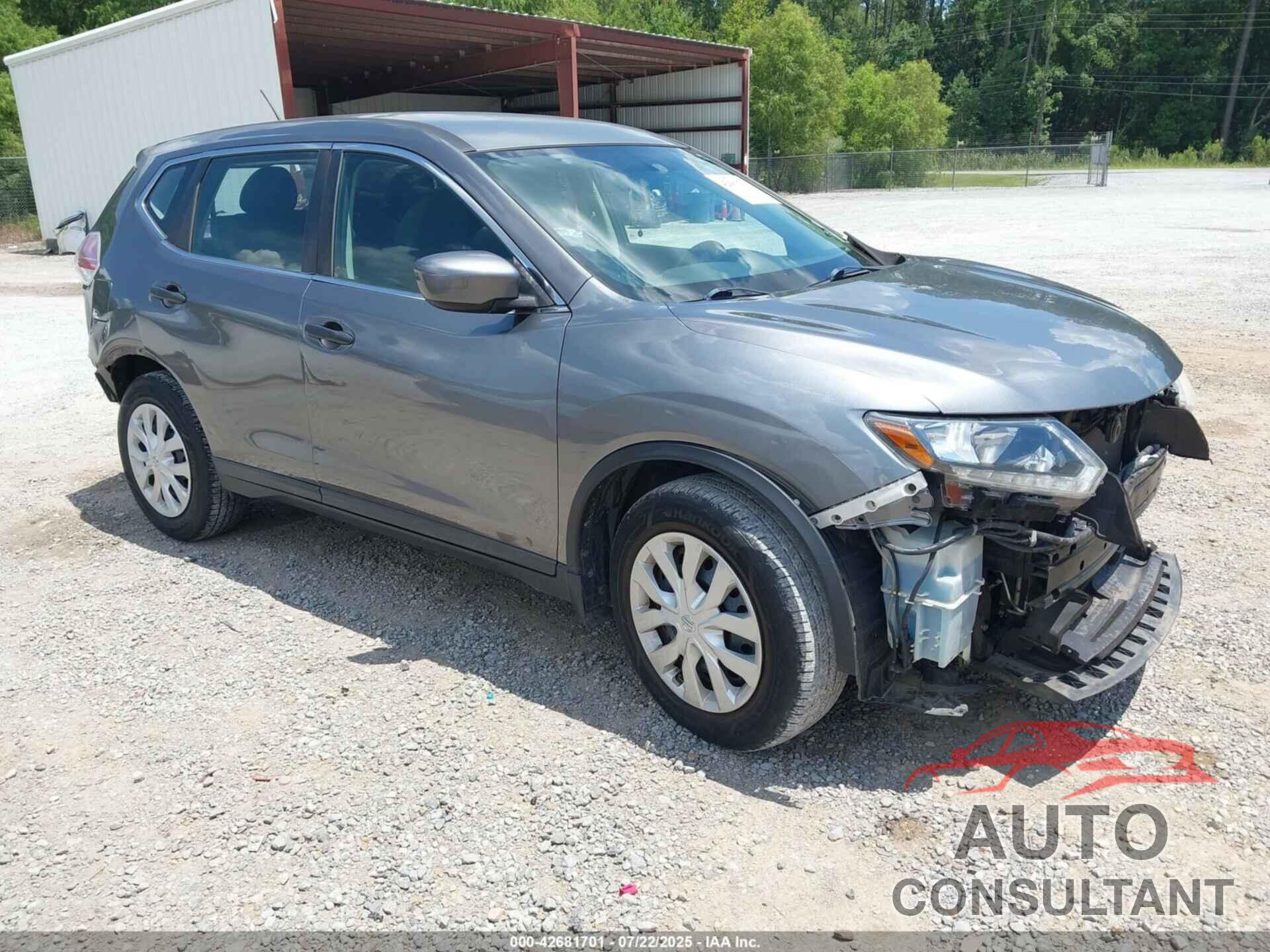 NISSAN ROGUE 2016 - KNMAT2MT6GP649136