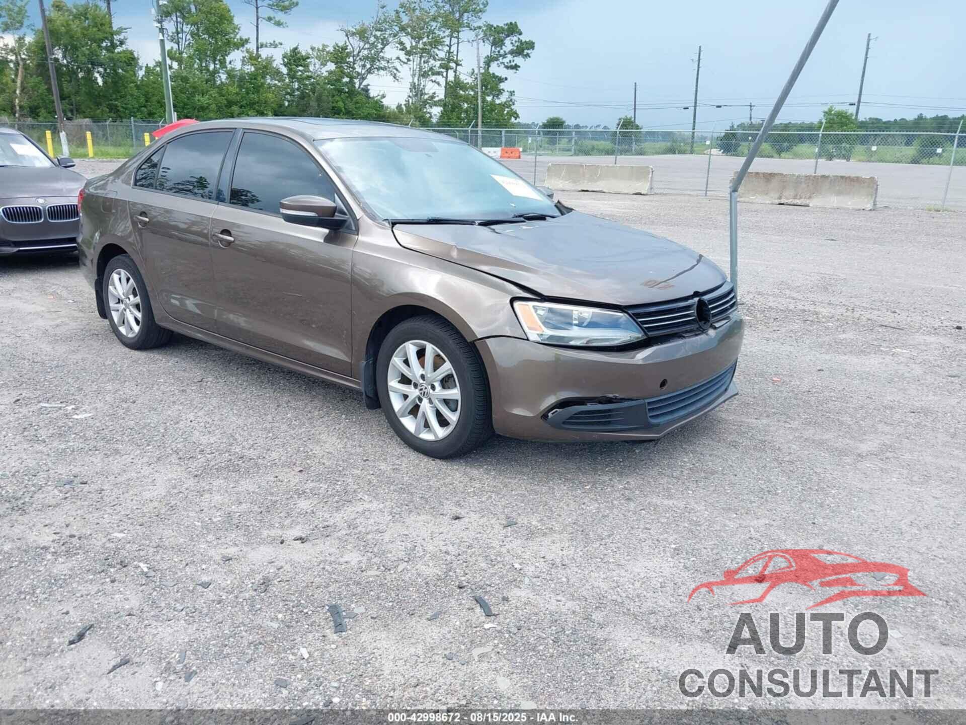 VOLKSWAGEN JETTA 2012 - 3VWDX7AJ1CM389050