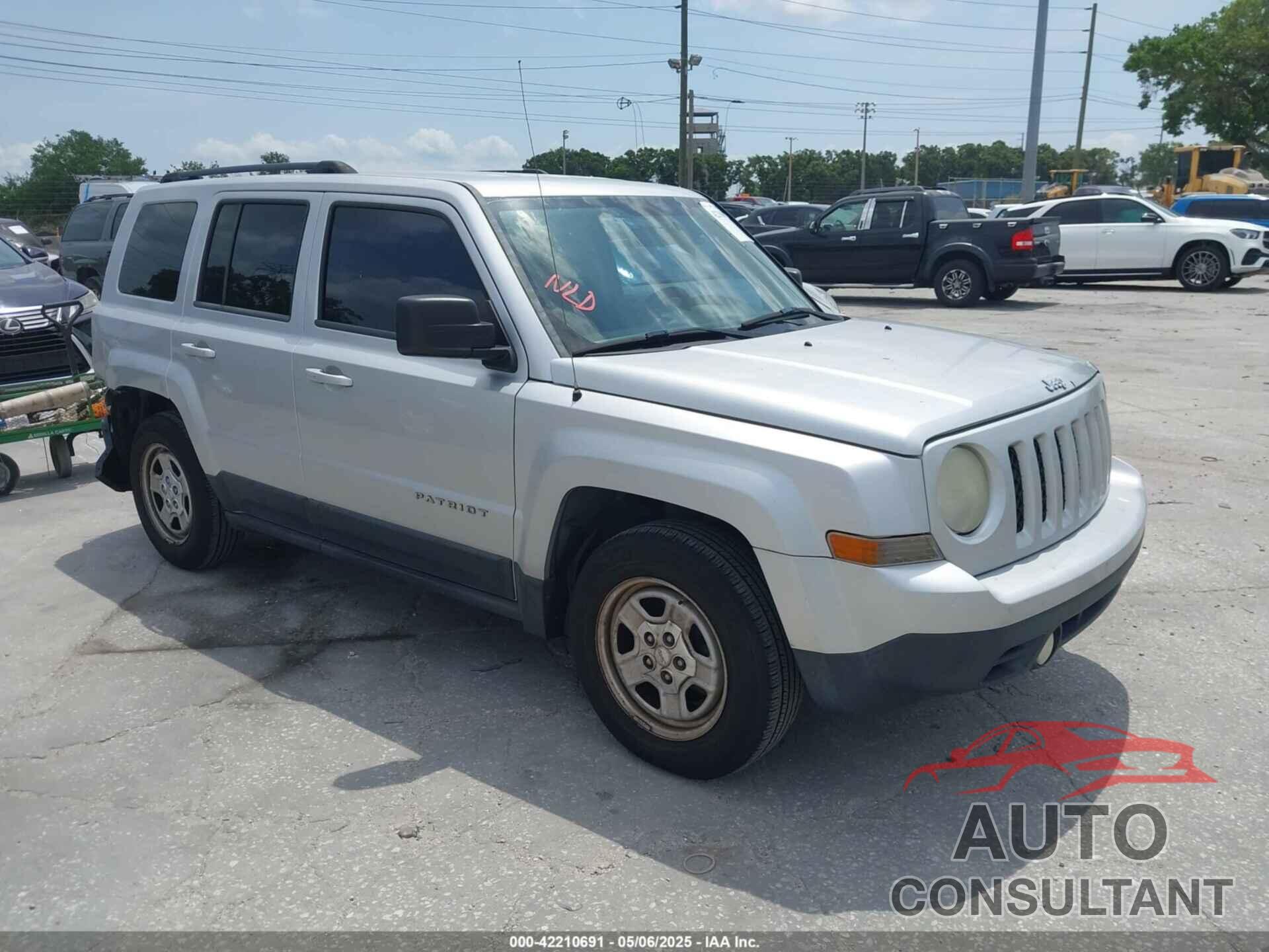 JEEP PATRIOT 2012 - 1C4NJPBA0CD632446